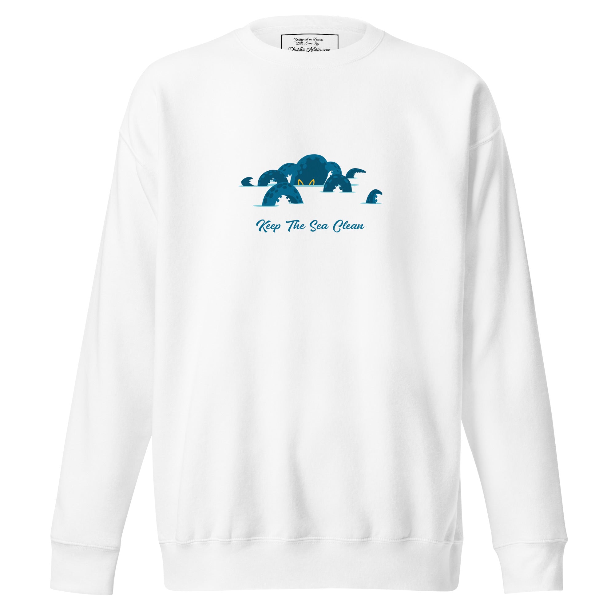 Unisex Premium Sweatshirt Octopus Blue