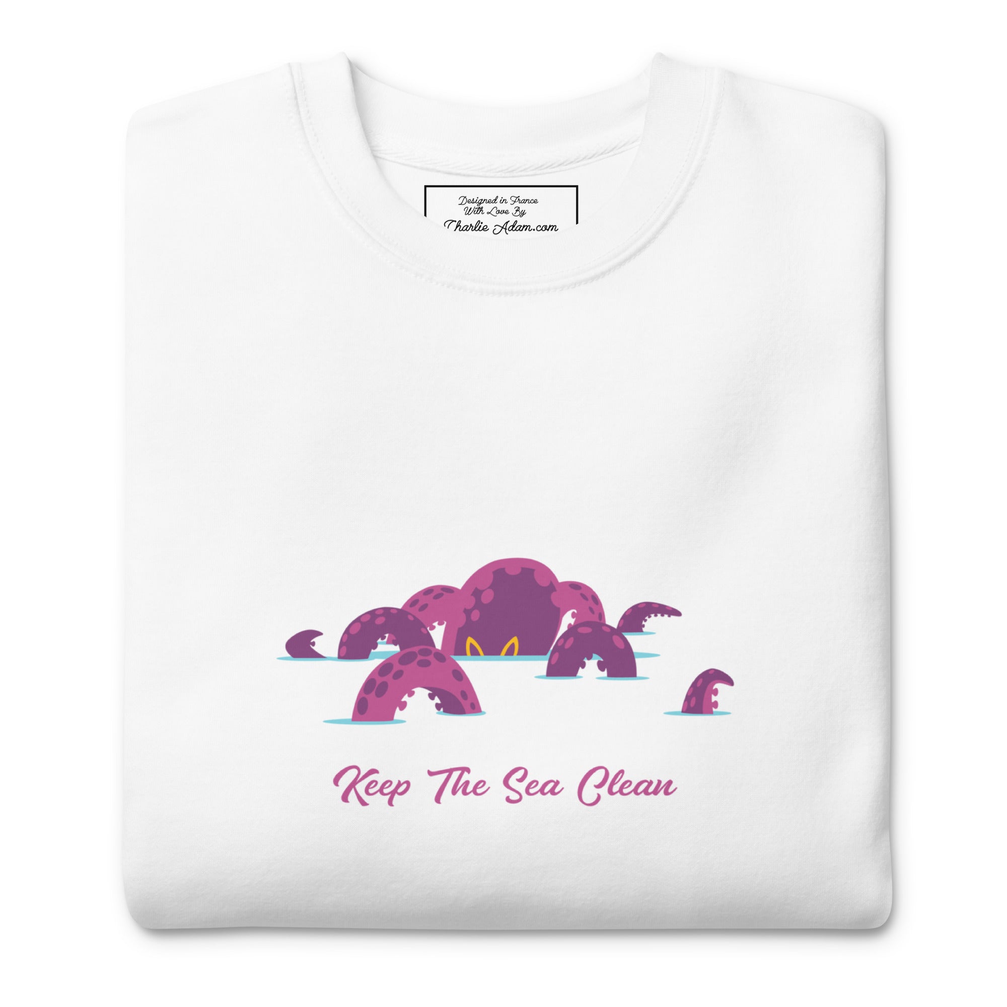 Sweatshirt premium unisexe Octopus Purple