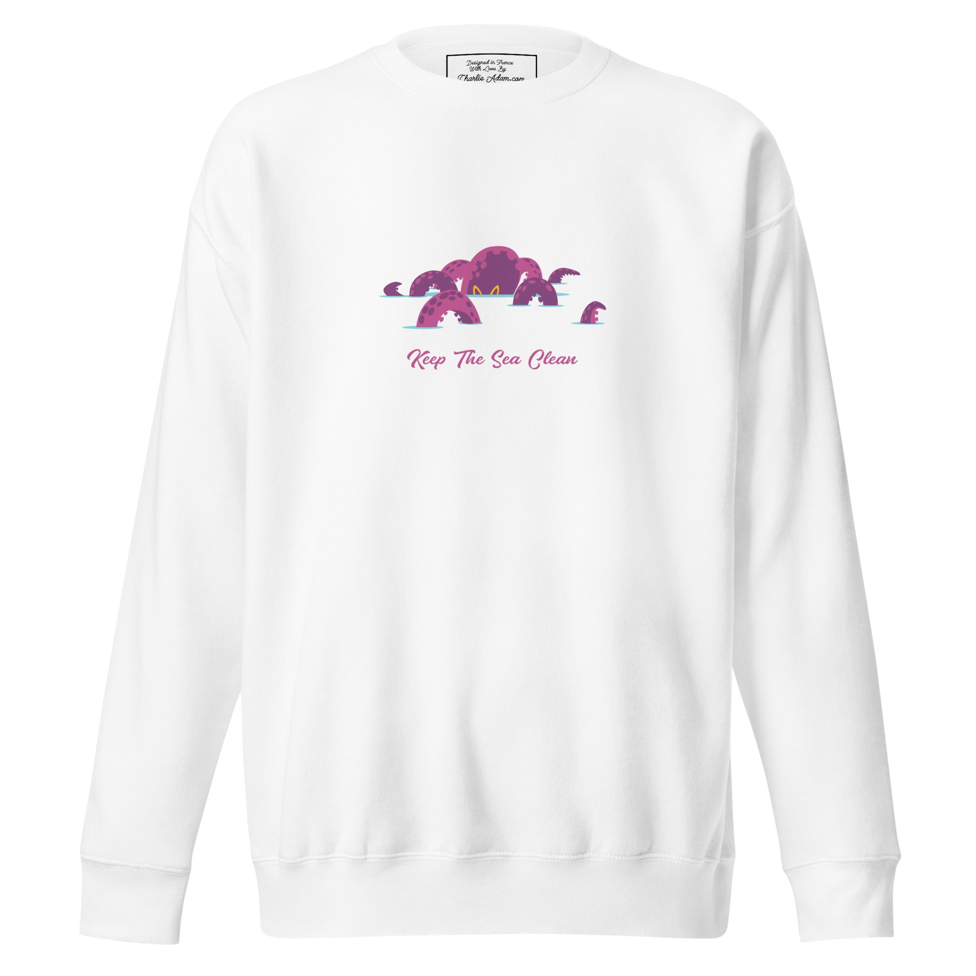 Sweatshirt premium unisexe Octopus Purple