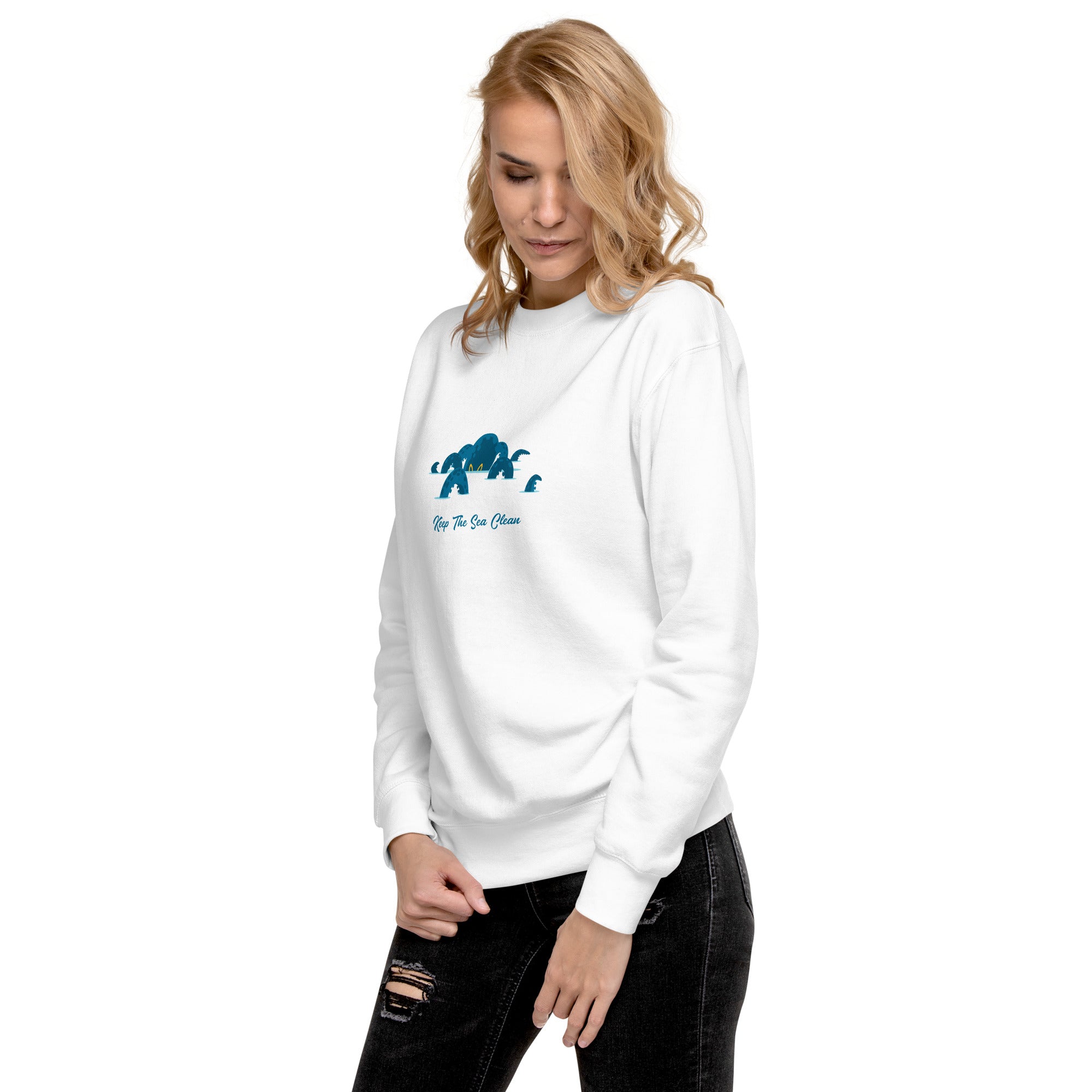 Unisex Premium Sweatshirt Octopus Blue