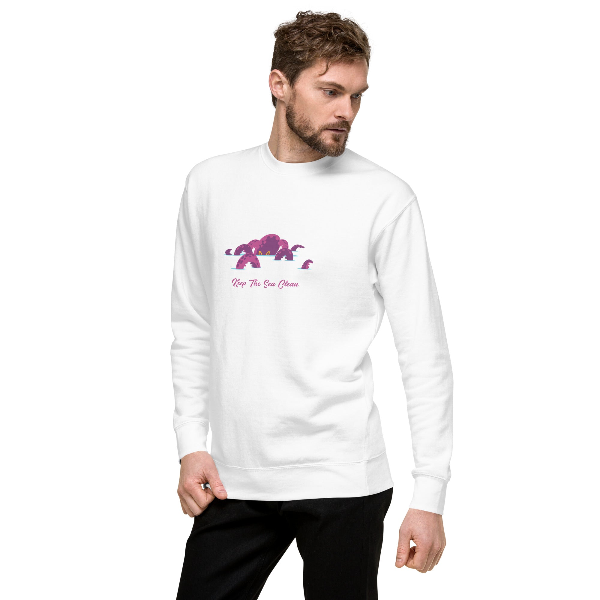 Sweatshirt premium unisexe Octopus Purple