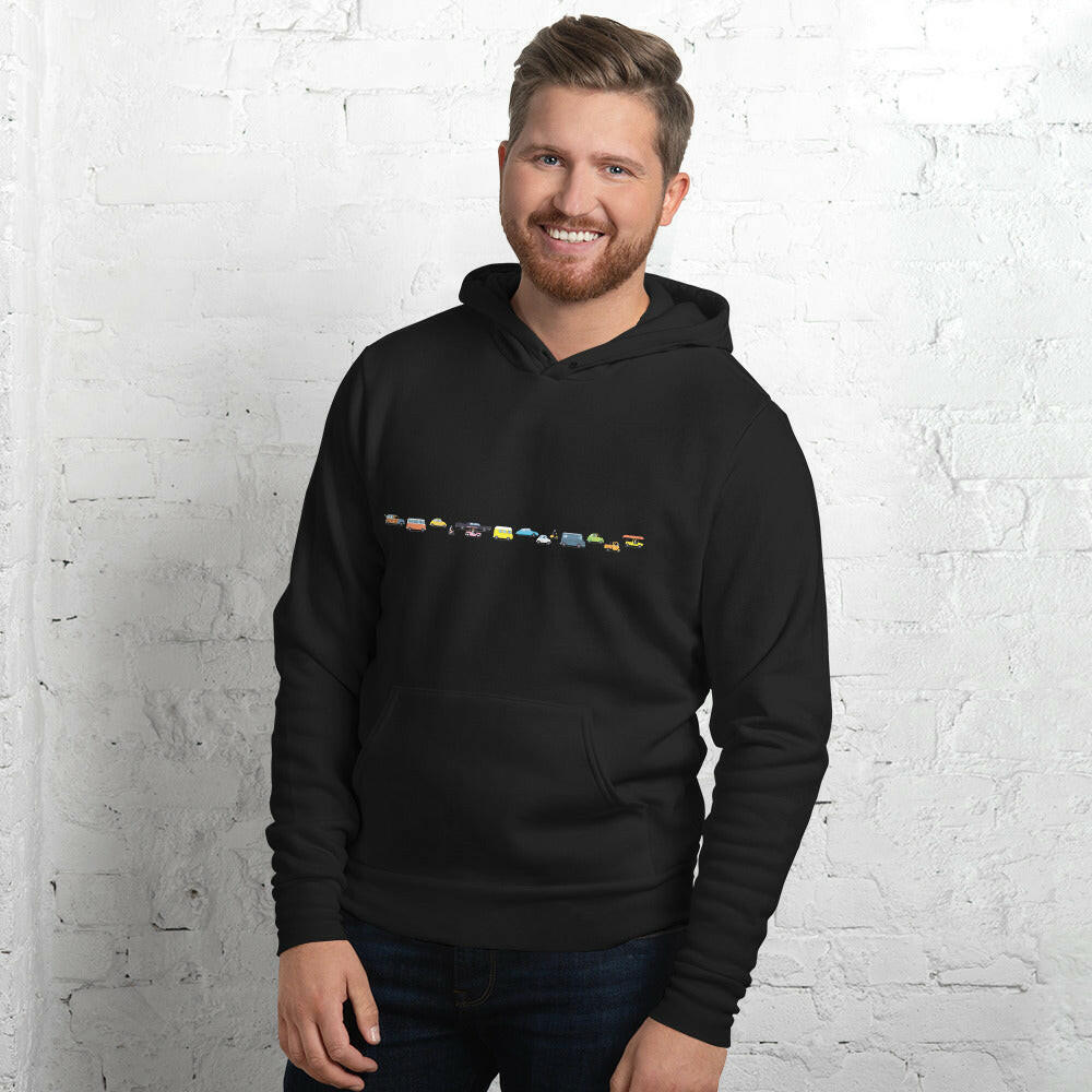 Unisex hoodie Vintage Cars Traffic Jam