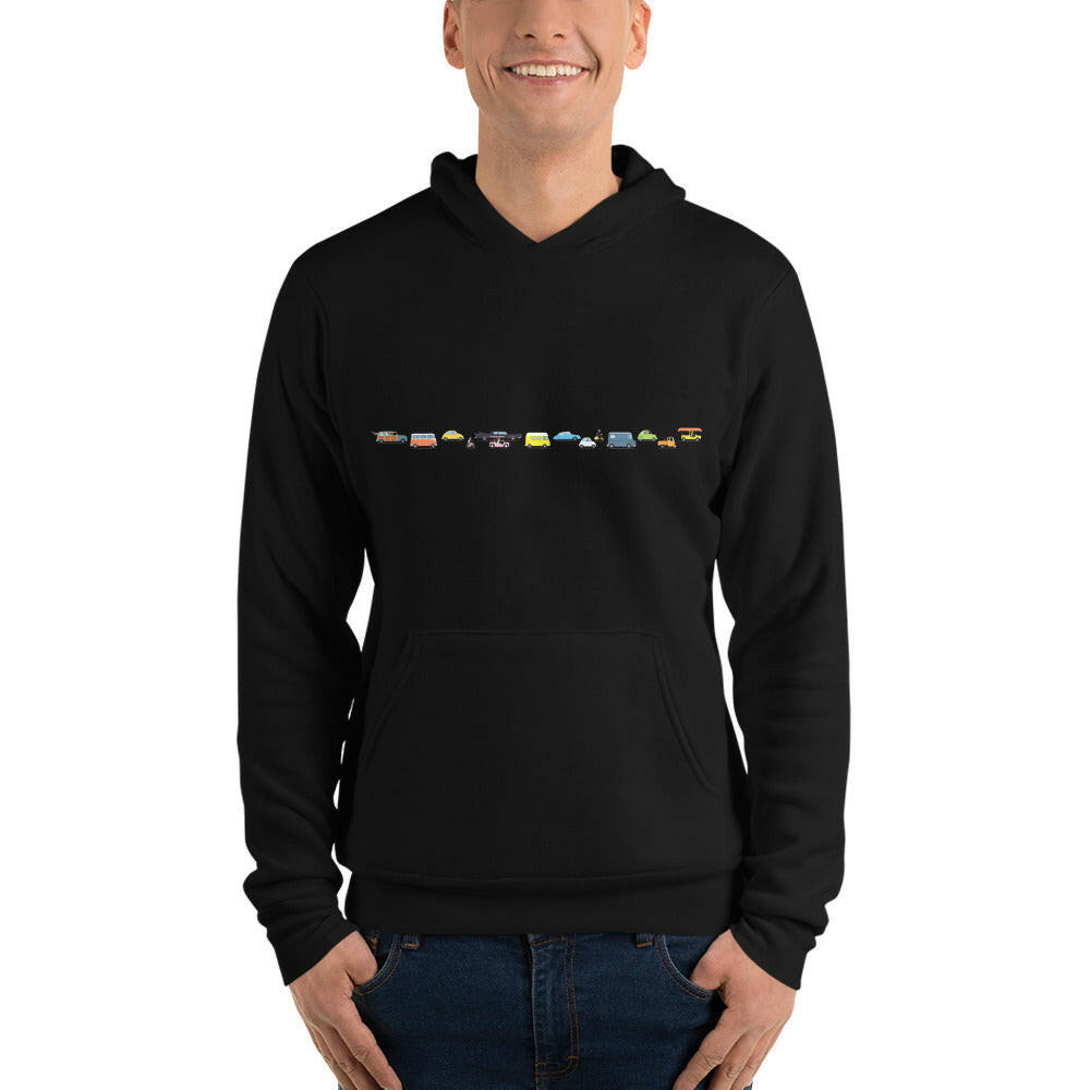 Unisex hoodie Vintage Cars Traffic Jam