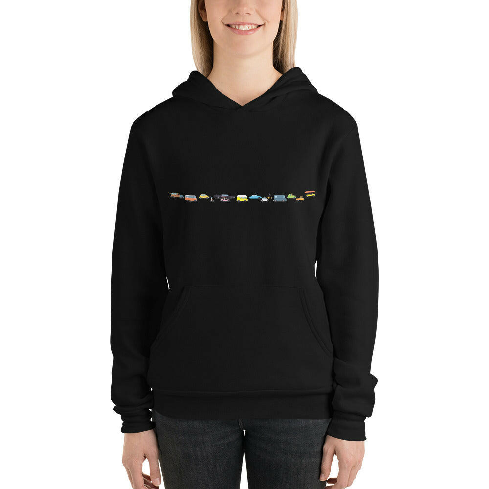 Unisex hoodie Vintage Cars Traffic Jam