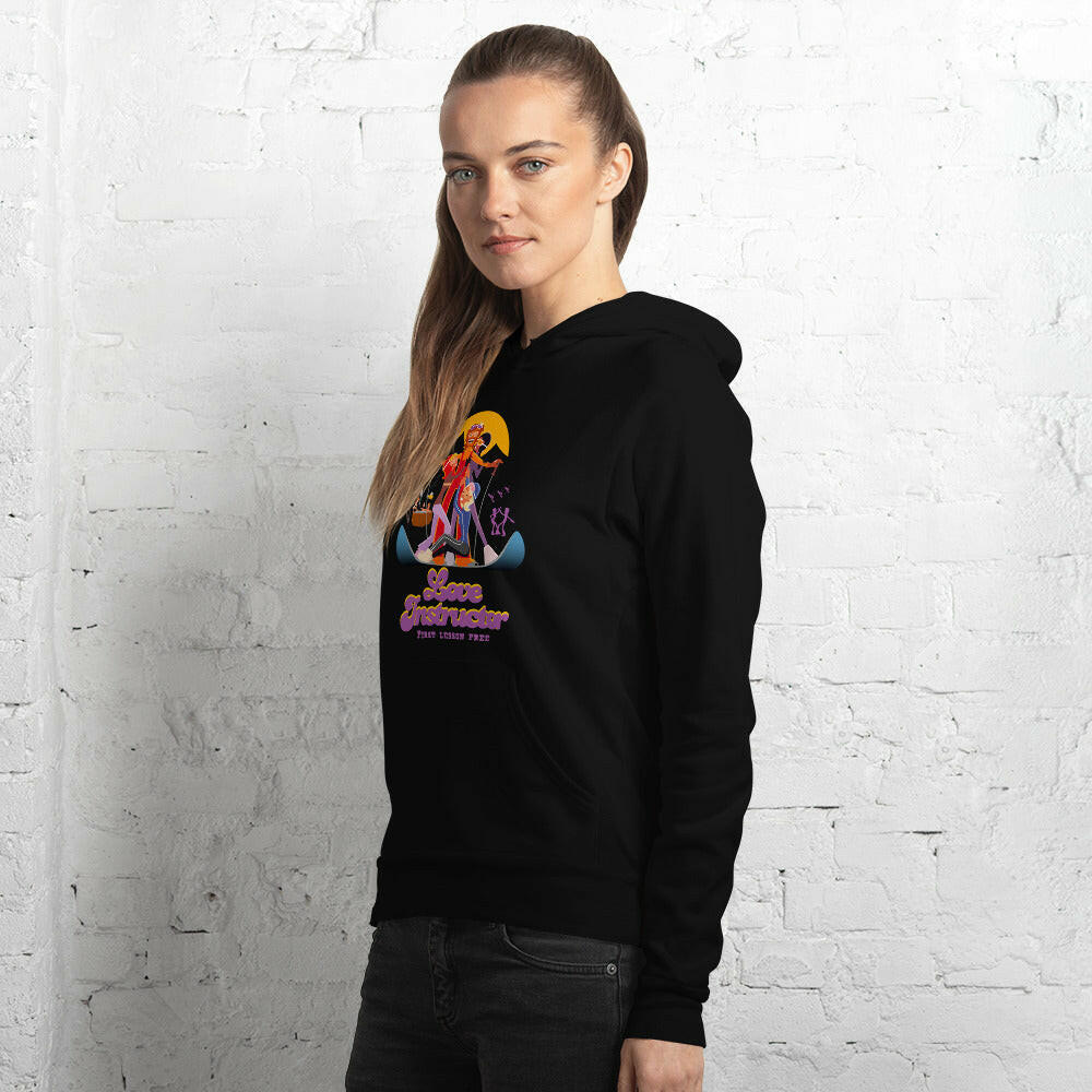 Unisex hoodie Love Instructor First Lesson free