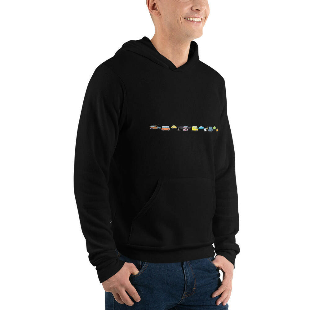 Unisex hoodie Vintage Cars Traffic Jam