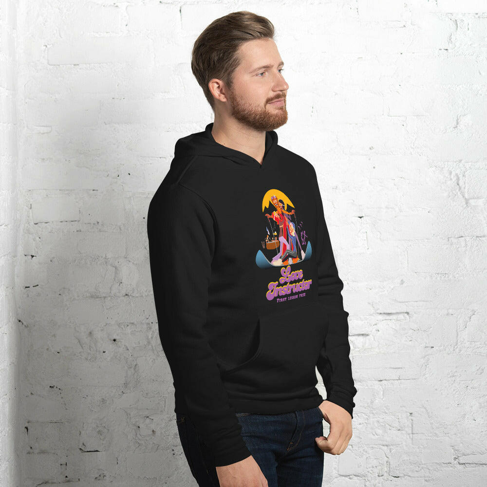 Unisex hoodie Love Instructor First Lesson free