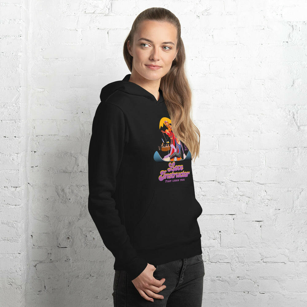 Unisex hoodie Love Instructor First Lesson free