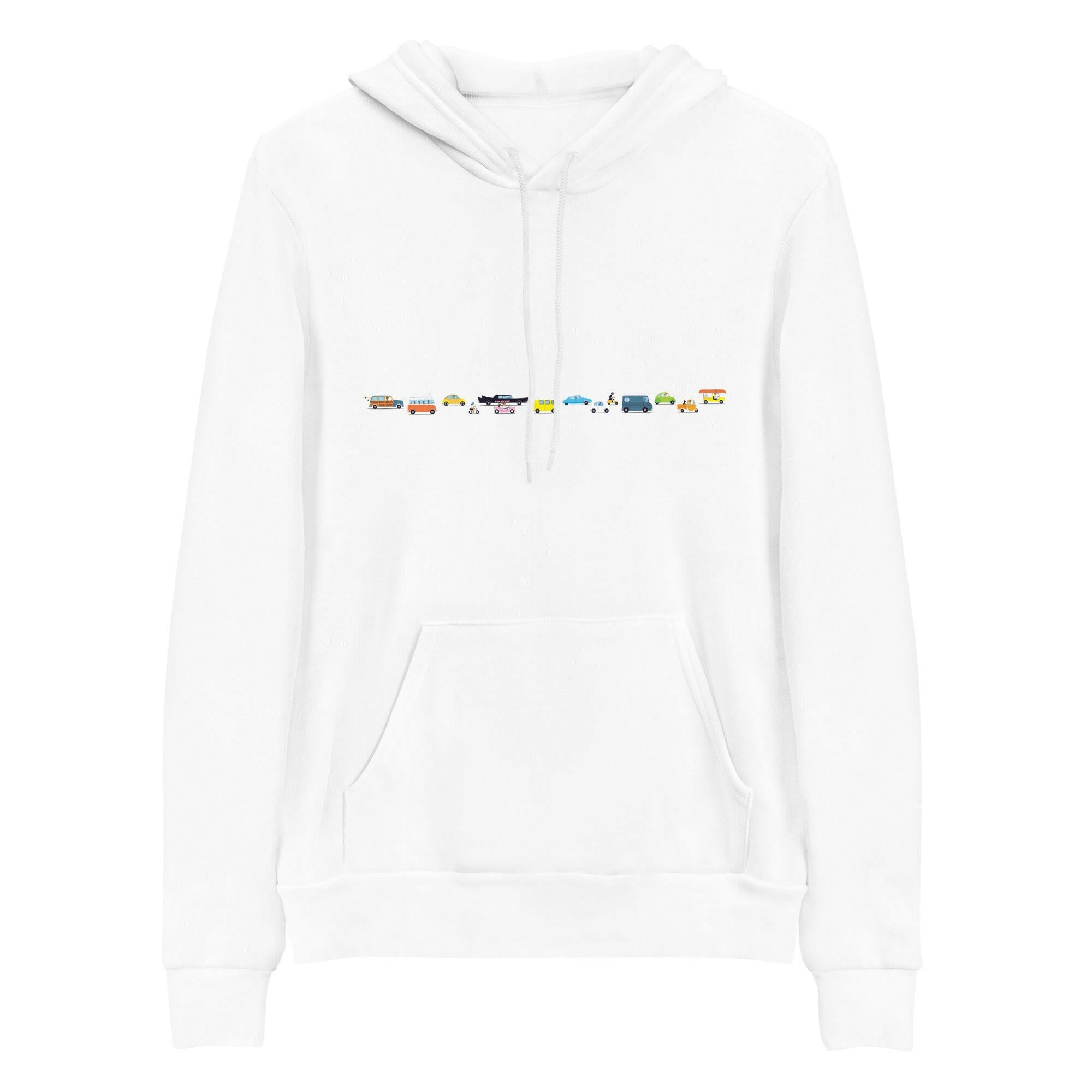 Unisex hoodie Vintage Cars Traffic Jam