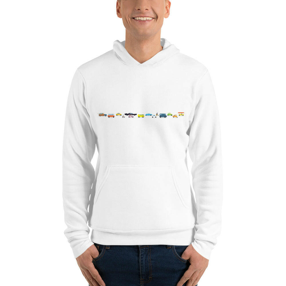 Unisex hoodie Vintage Cars Traffic Jam