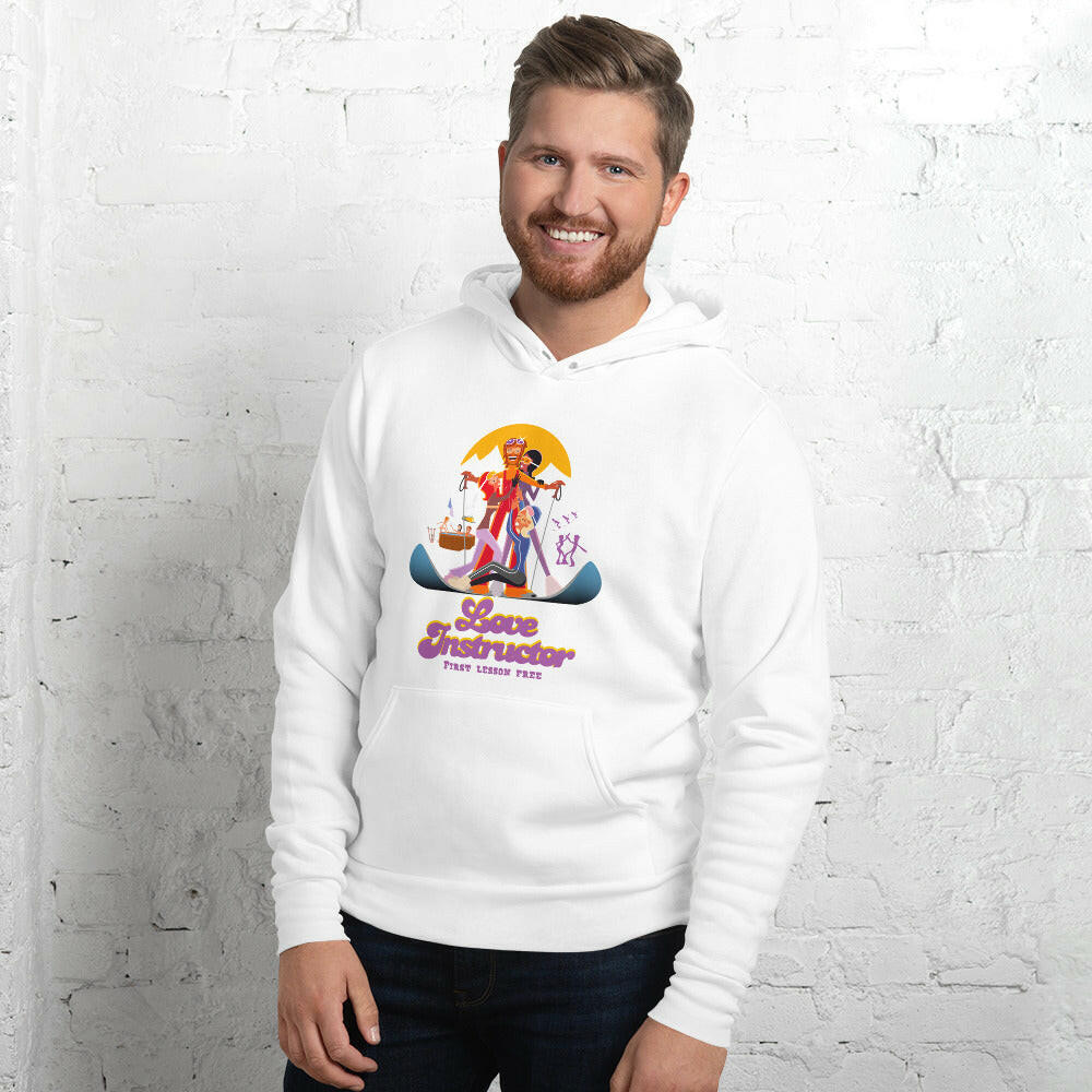 Unisex hoodie Love Instructor First Lesson free