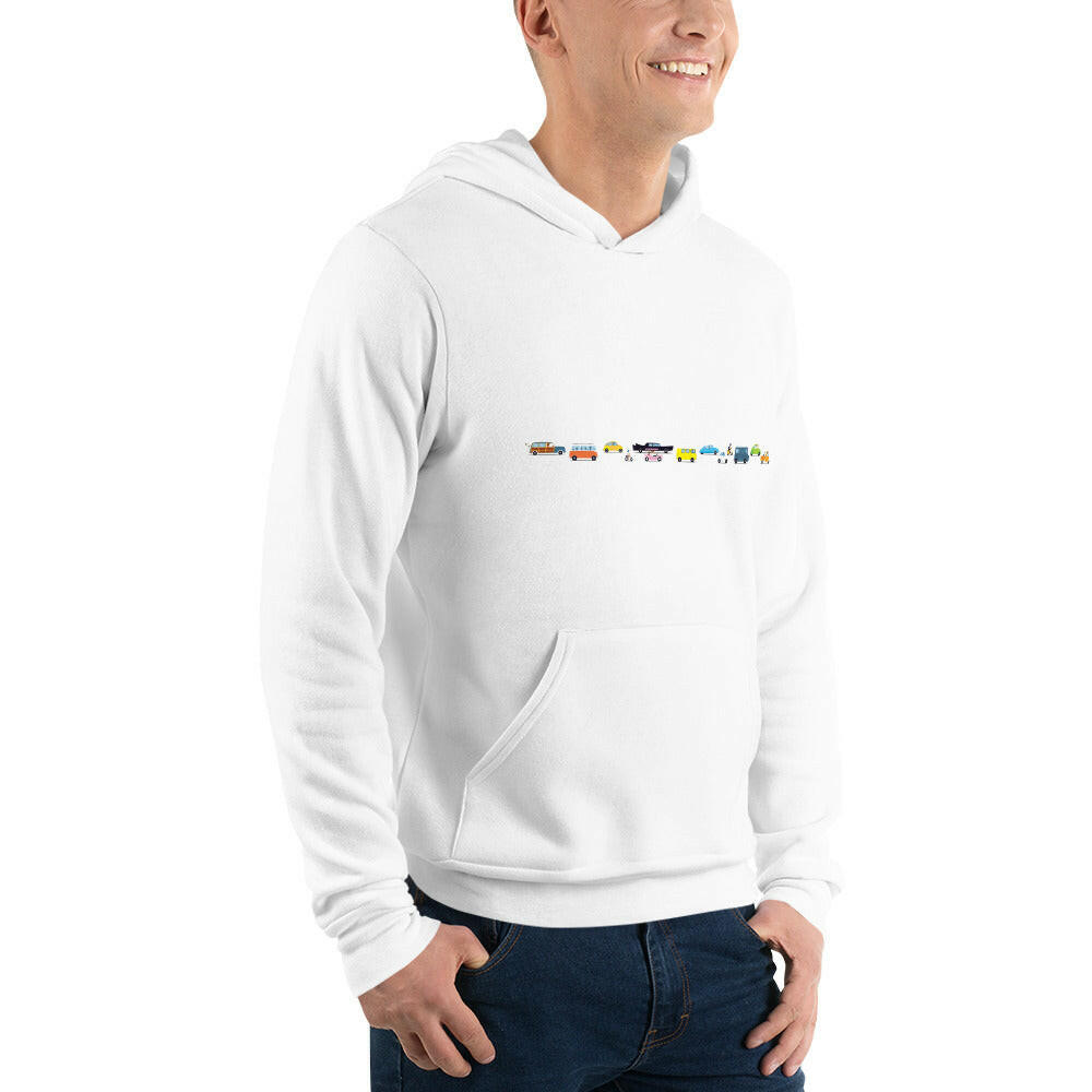 Unisex hoodie Vintage Cars Traffic Jam