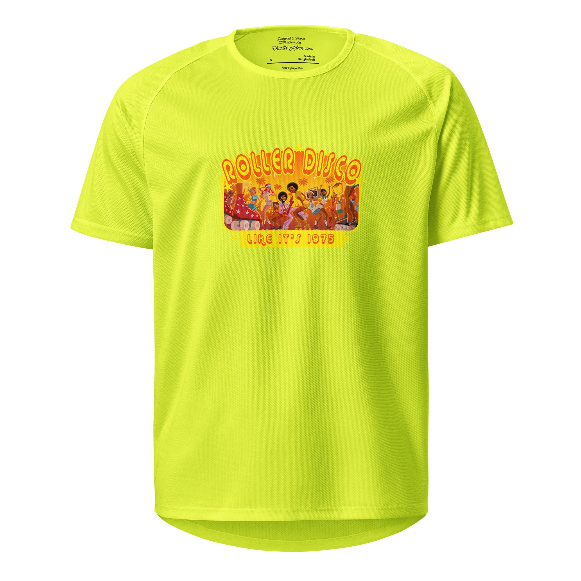 T-shirts de sport respirant Roller Disco 1975