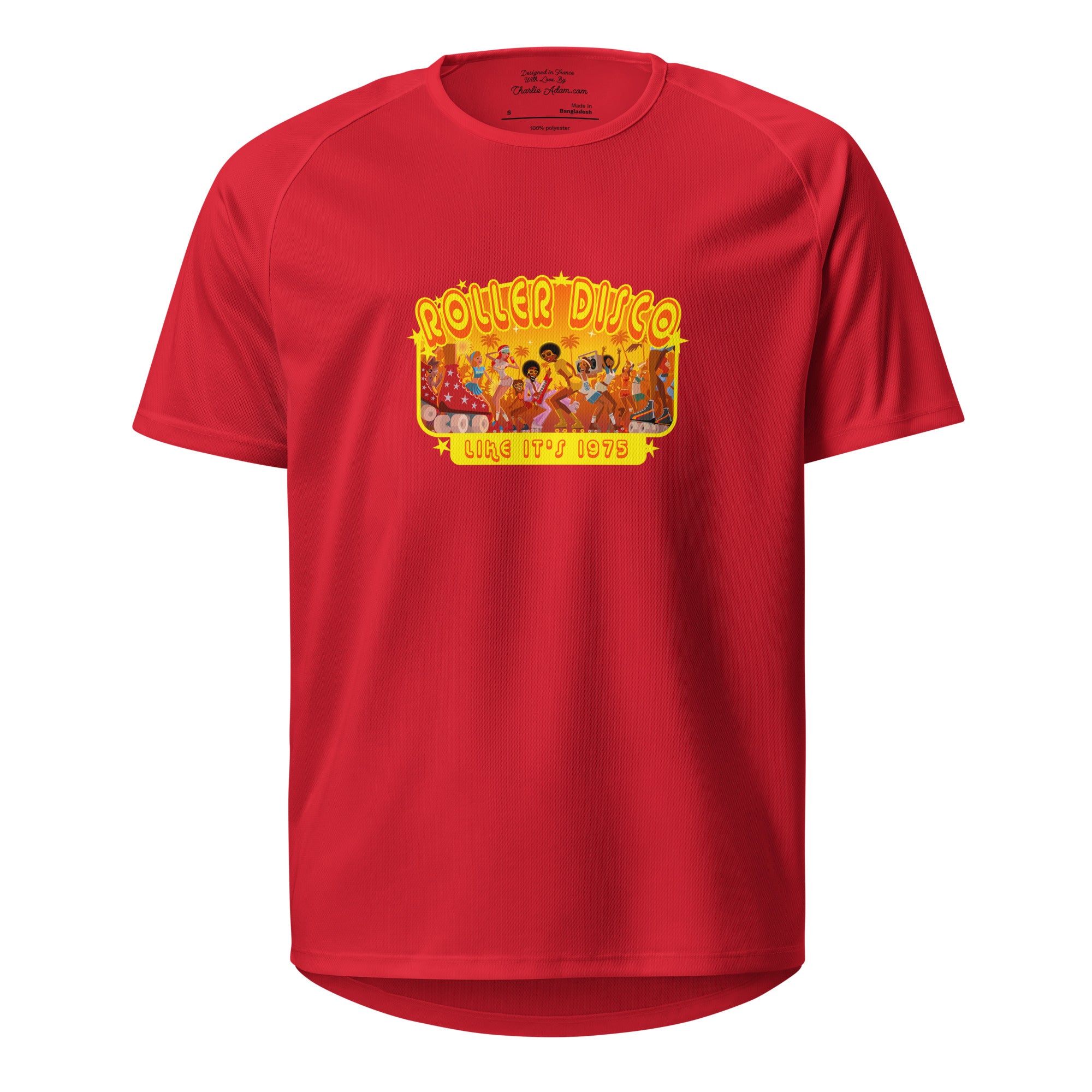 T-shirts de sport respirant Roller Disco 1975