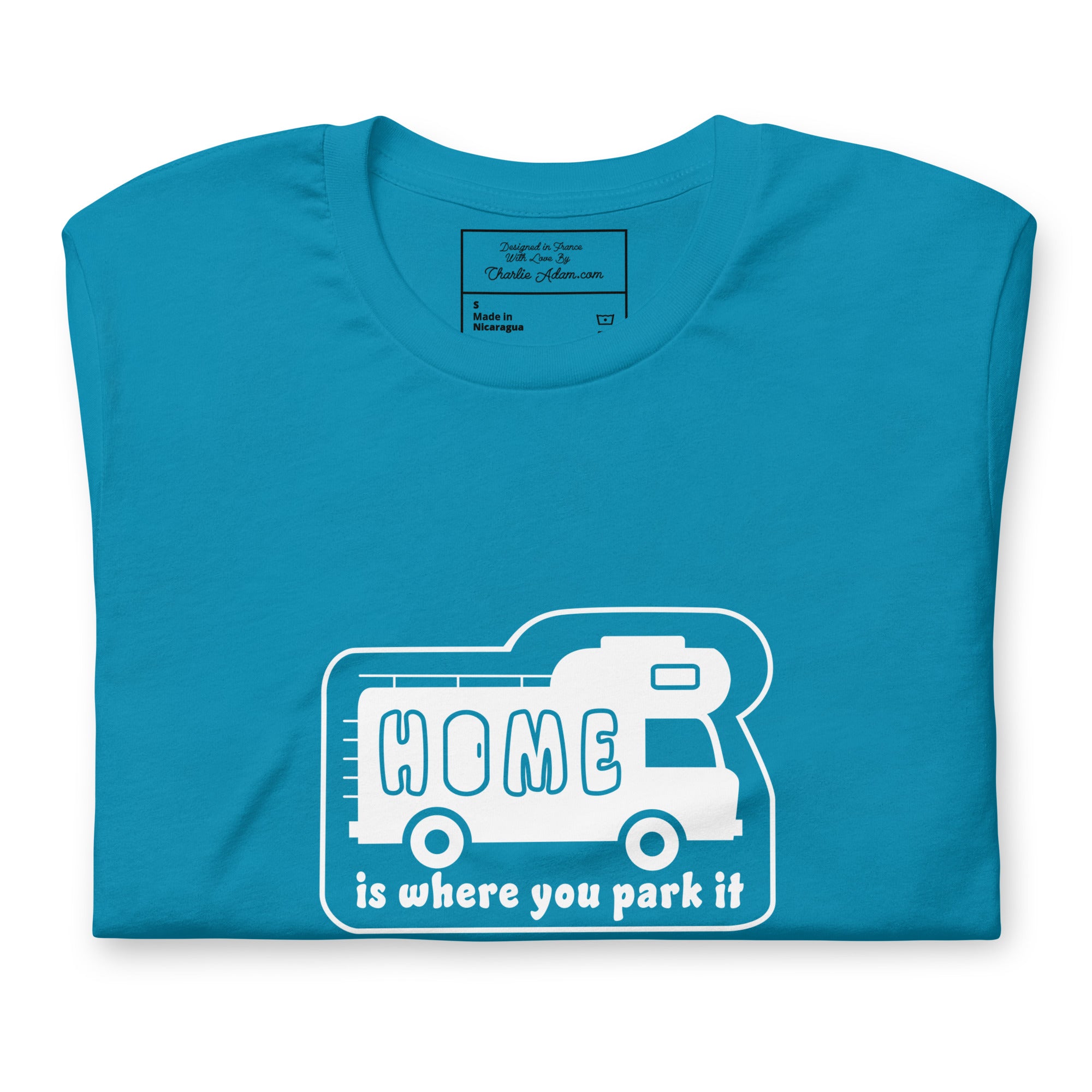 T-shirt en coton unisexe Bold Camper Van sur couleurs vives