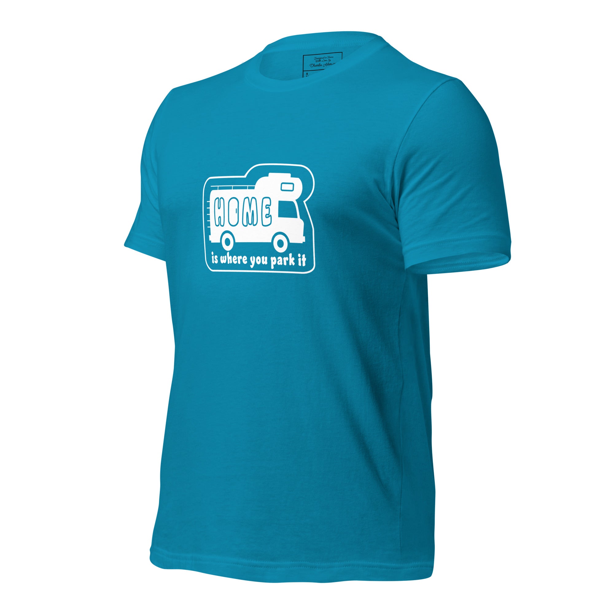 T-shirt en coton unisexe Bold Camper Van sur couleurs vives