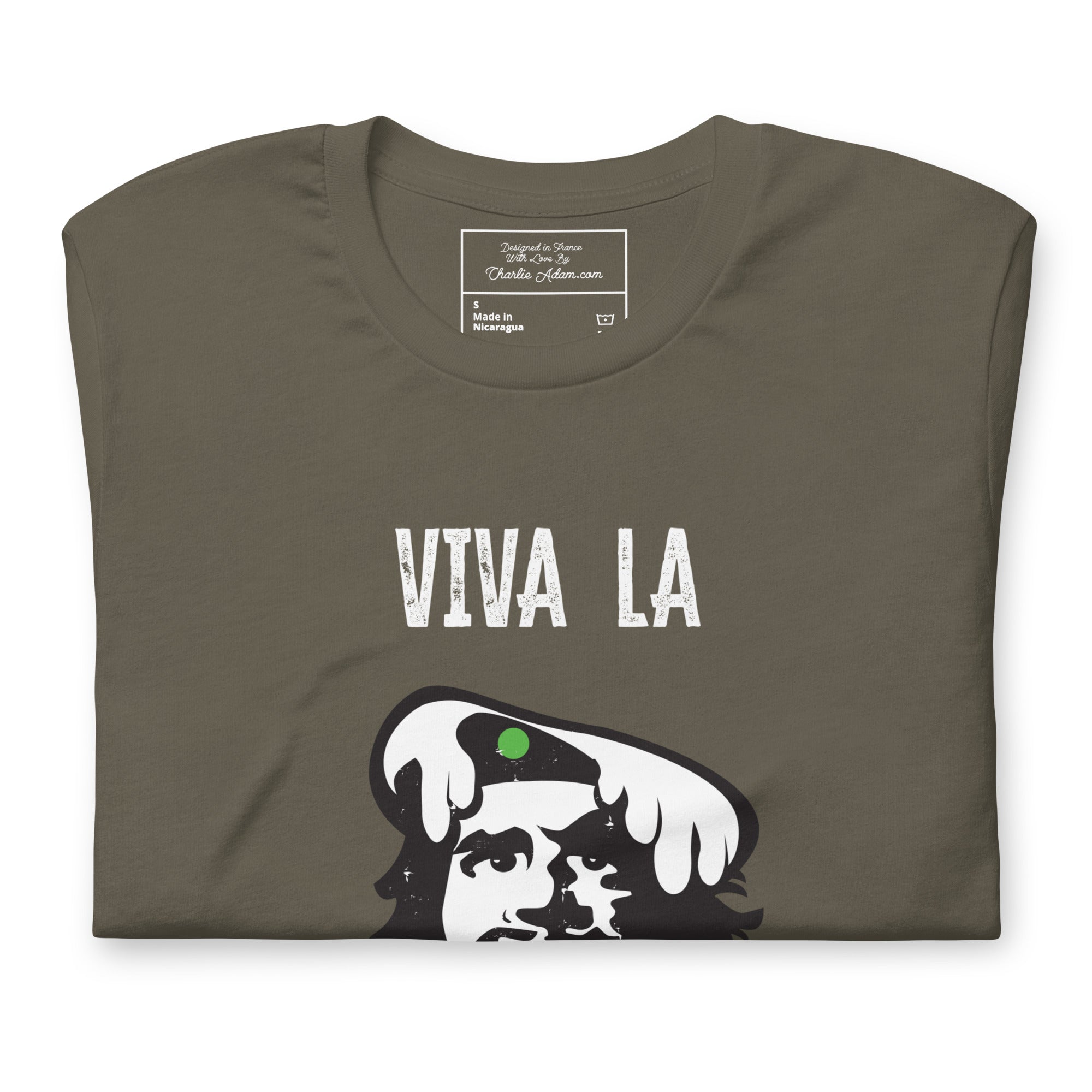 Unisex t-shirt Viva la Rebolochon on dark colors