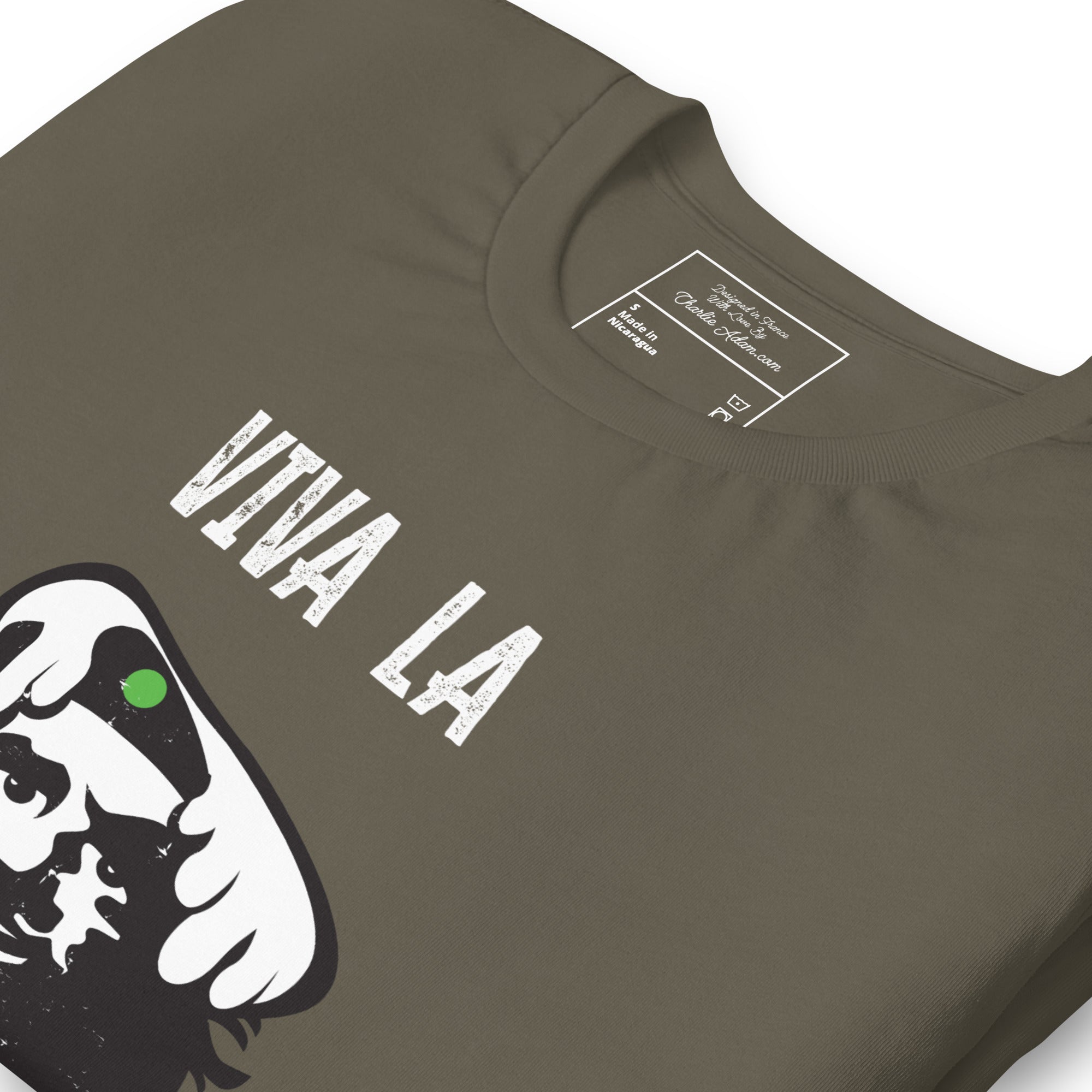 Unisex t-shirt Viva la Rebolochon on dark colors