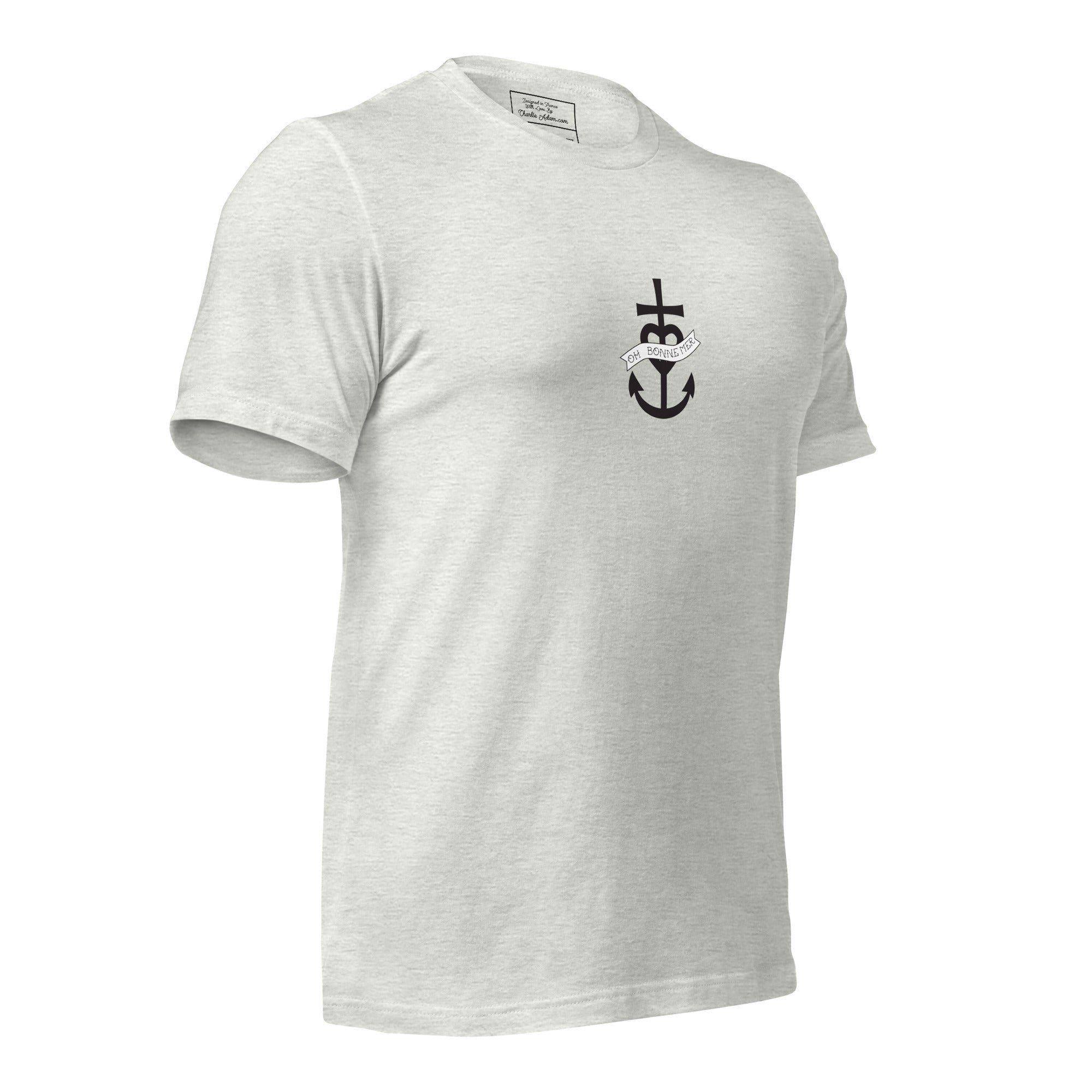 T-shirt en coton unisexe Oh Bonne Mer 1 sur couleurs claires