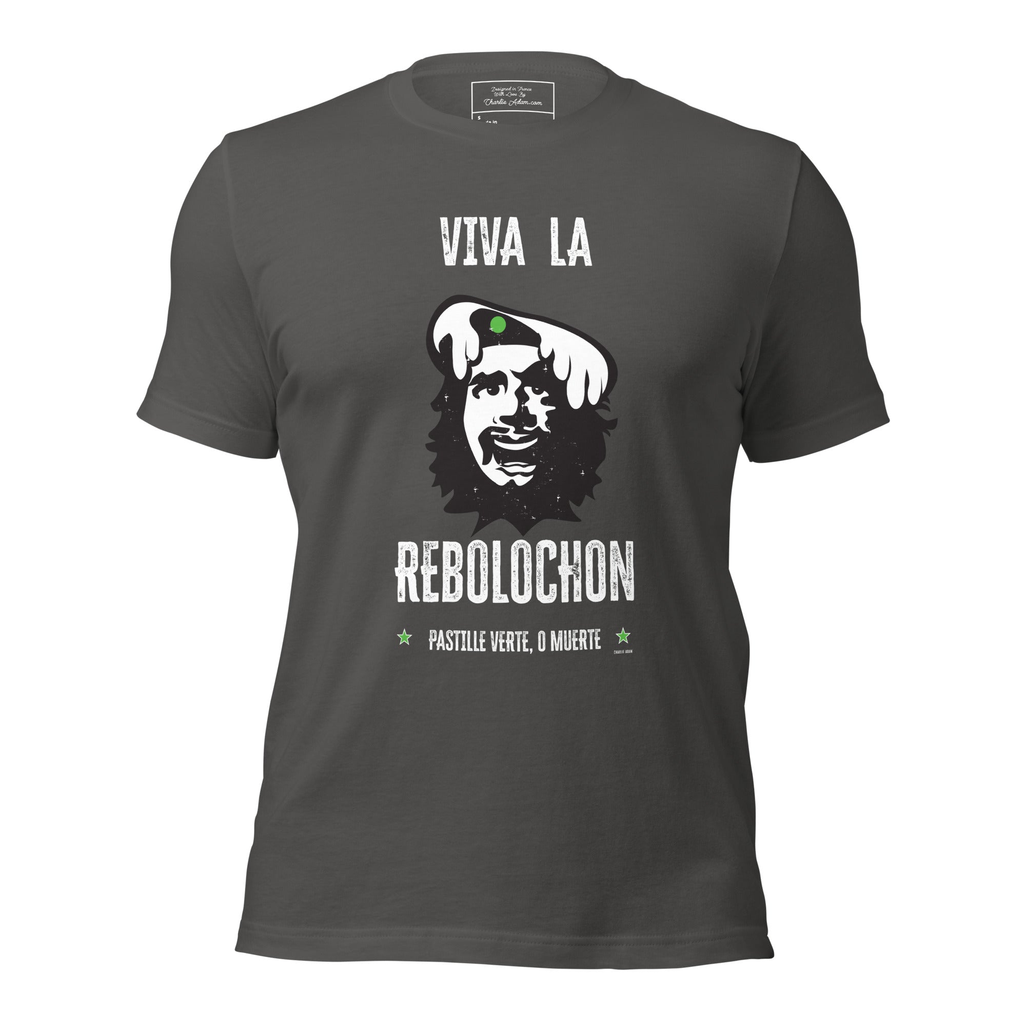 Unisex t-shirt Viva la Rebolochon on dark colors