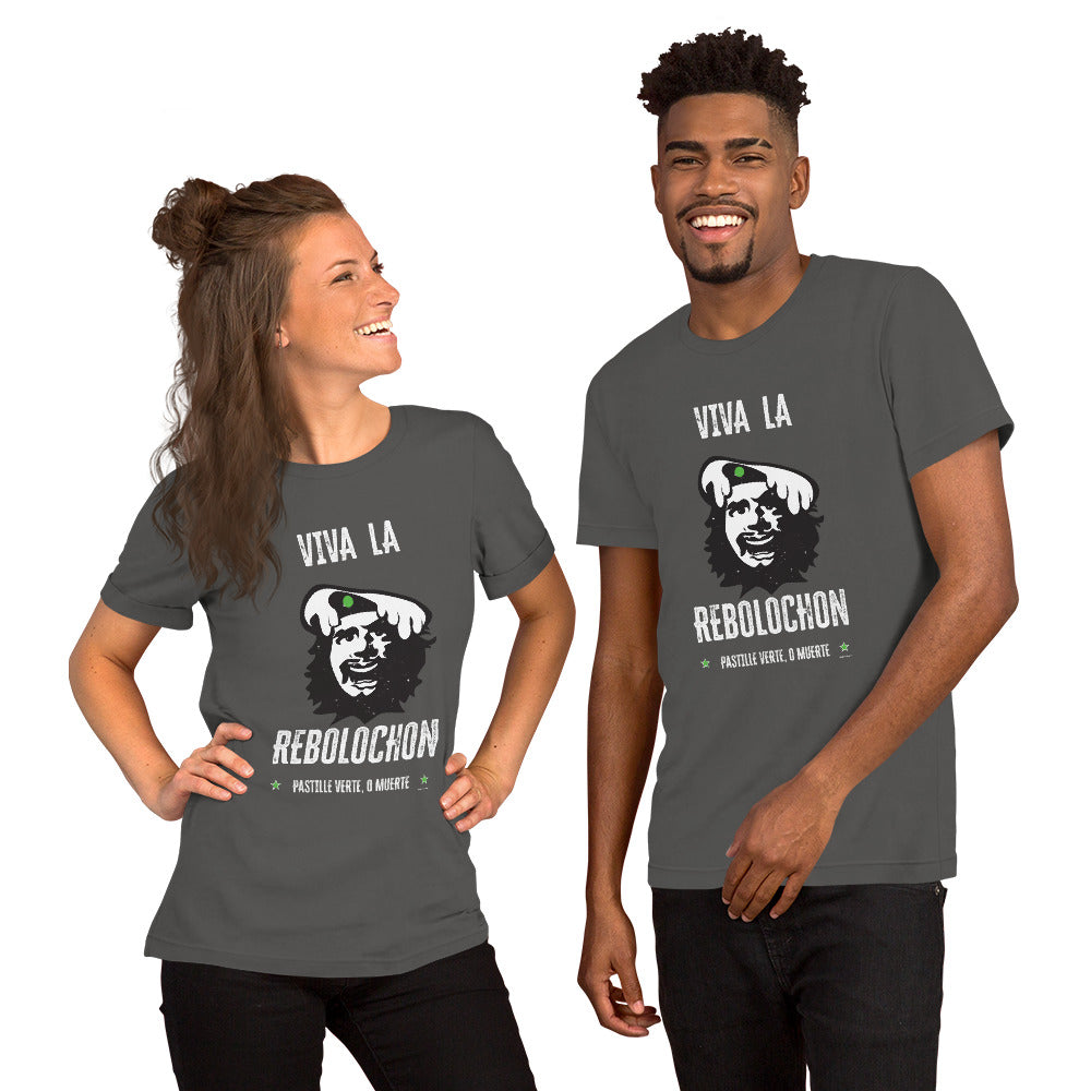 Unisex t-shirt Viva la Rebolochon on dark colors