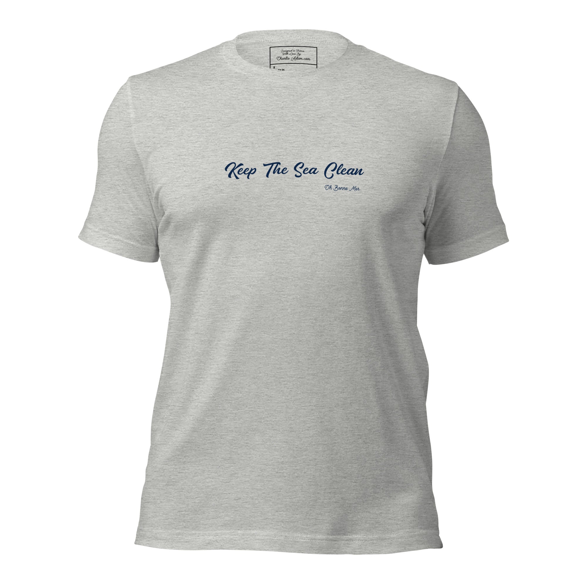 Unisex t-shirt Keep The Sea Clean on light heather colors