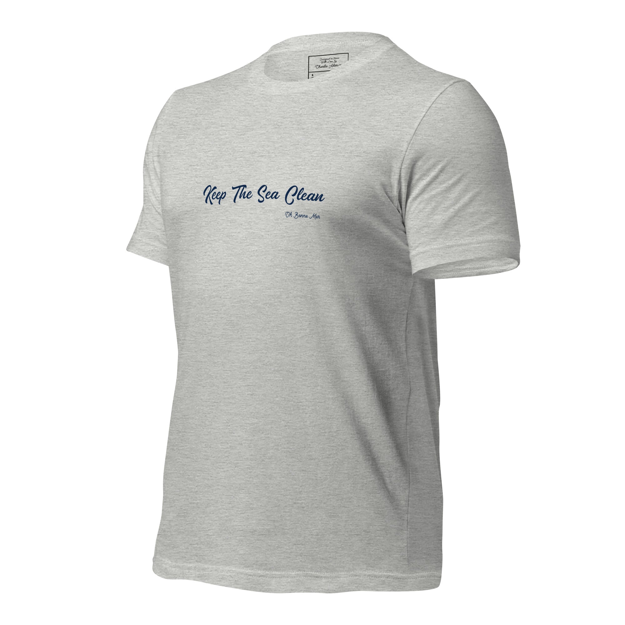 Unisex t-shirt Keep The Sea Clean on light heather colors