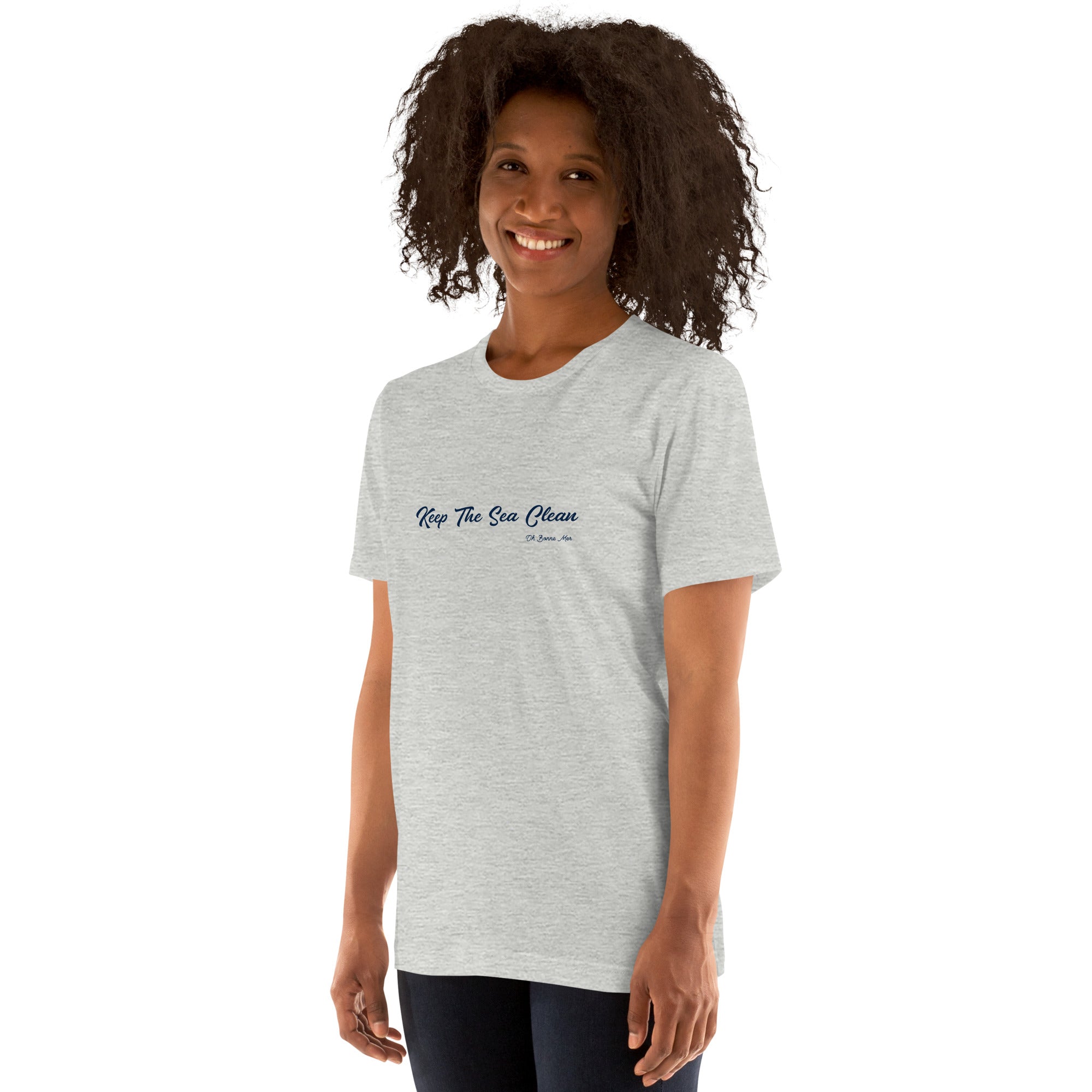 Unisex t-shirt Keep The Sea Clean on light heather colors