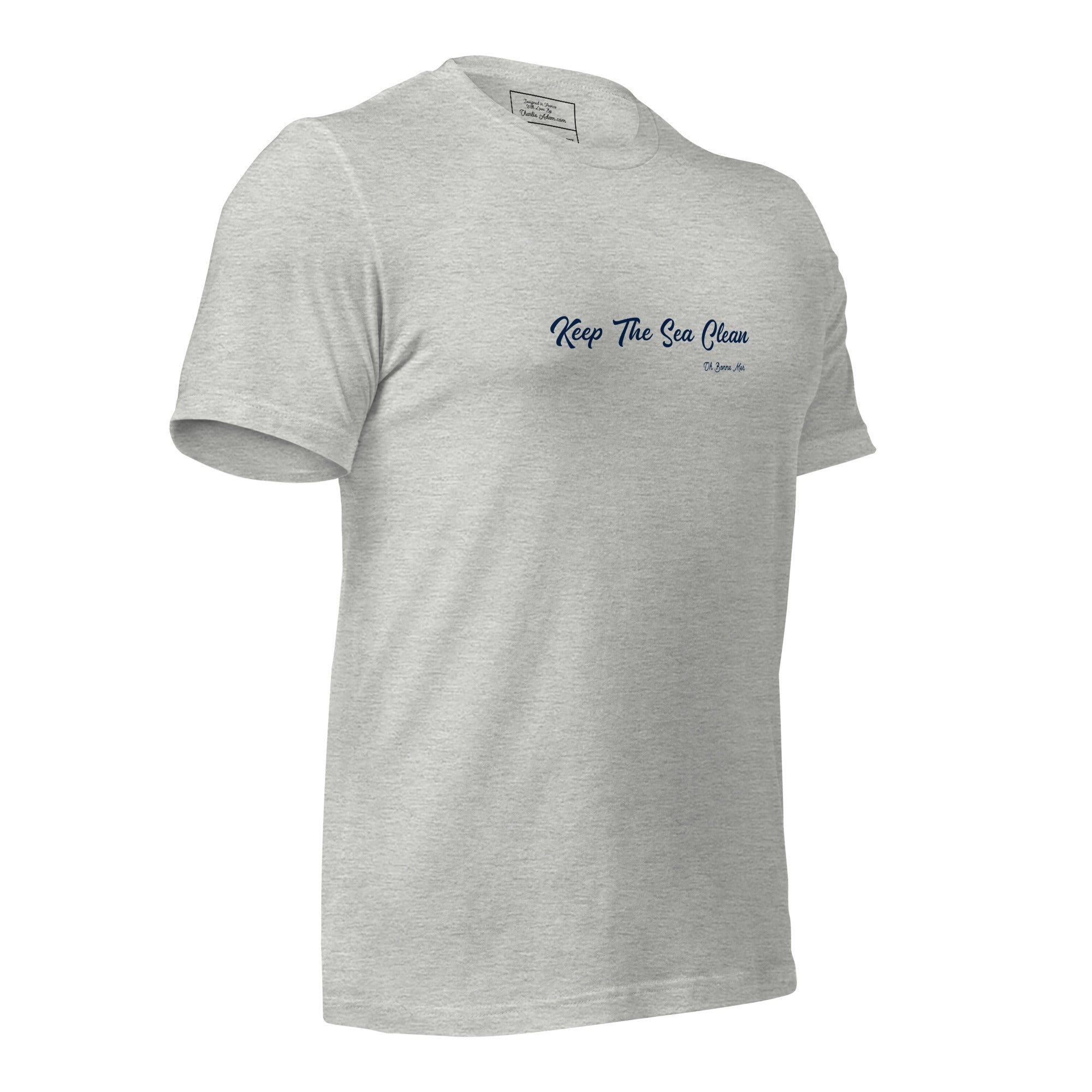 Unisex t-shirt Keep The Sea Clean on light heather colors