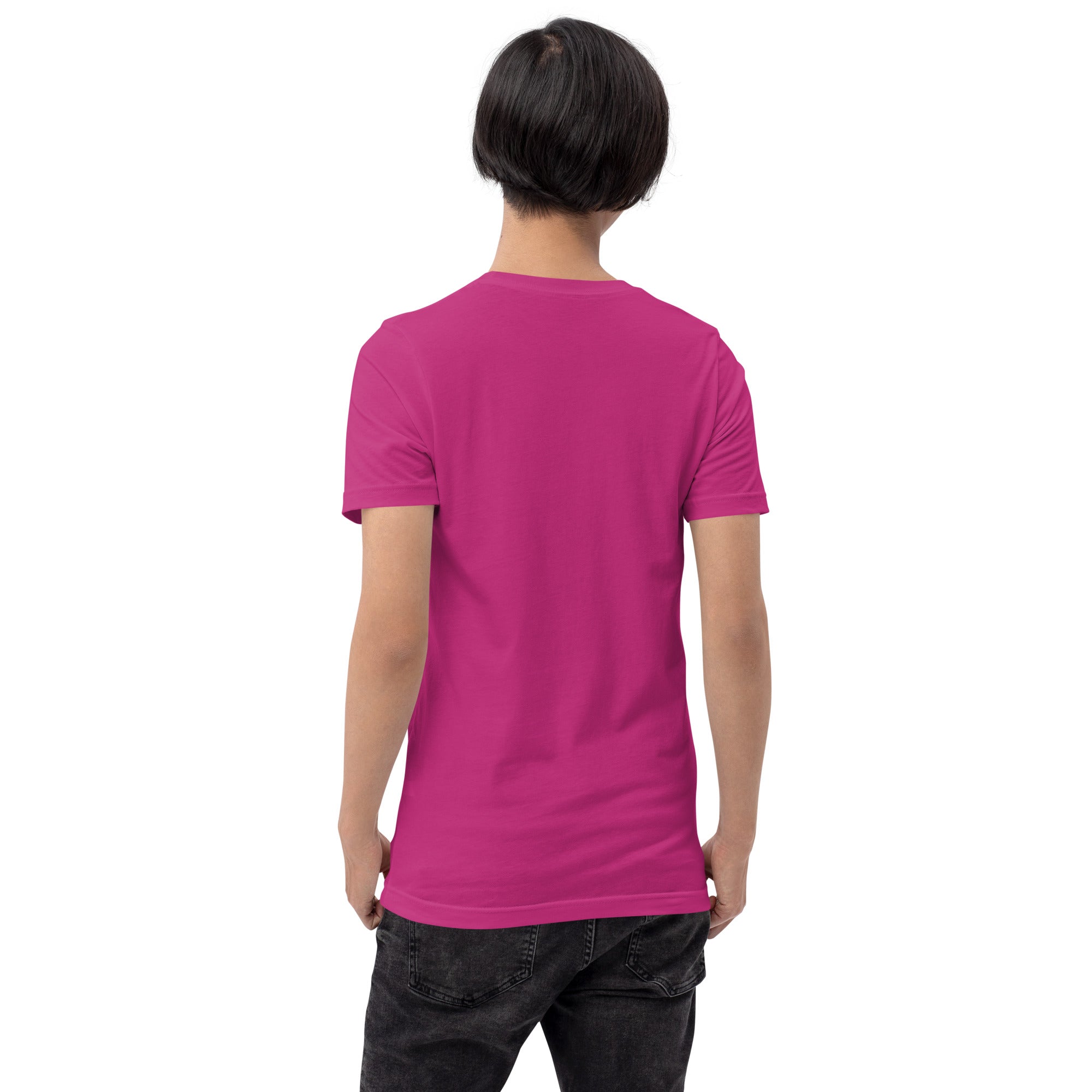 Unisex cotton t-shirt Viva la Rebolochon on bright colors