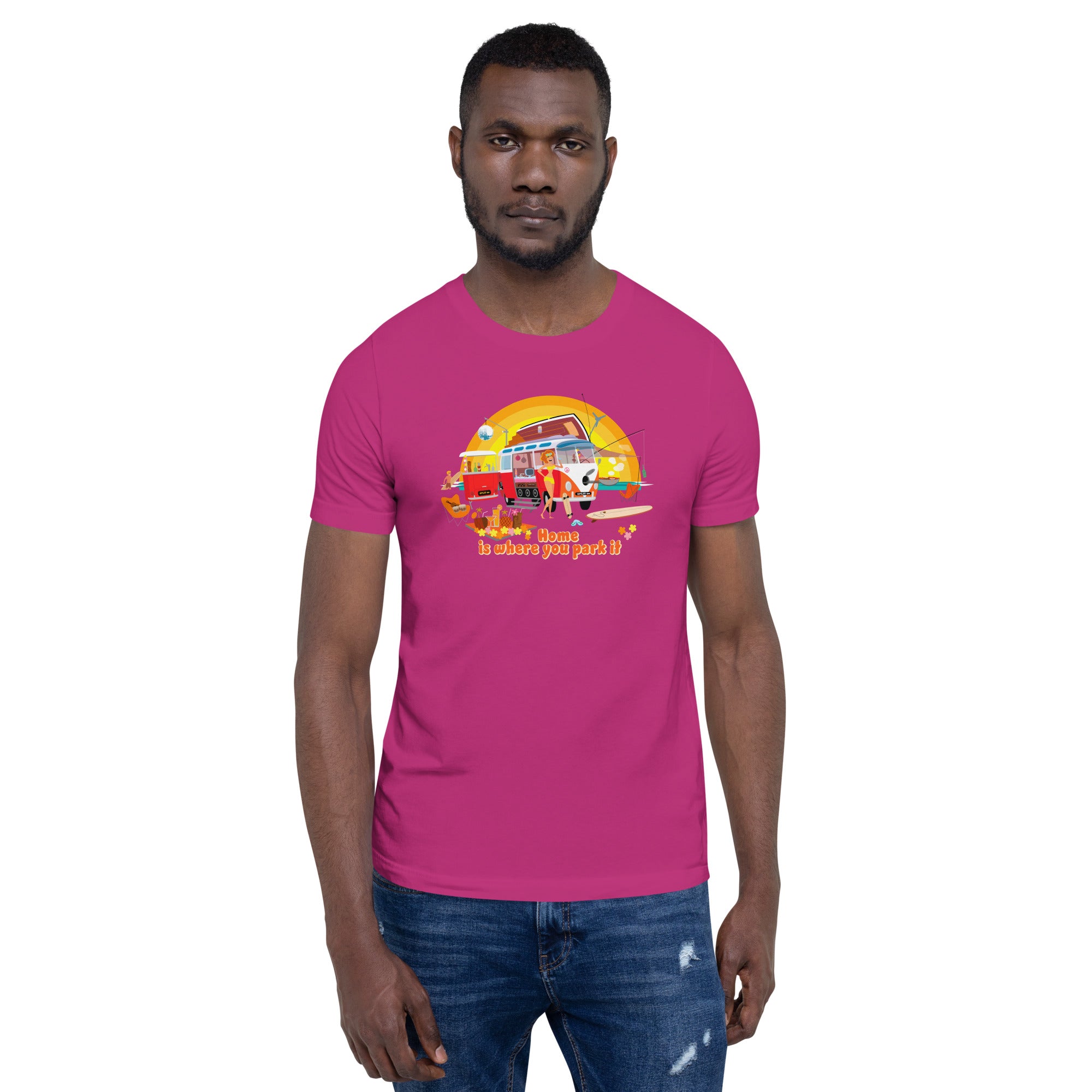 T-shirt en coton unisexe Ultra Combi sur couleurs vives