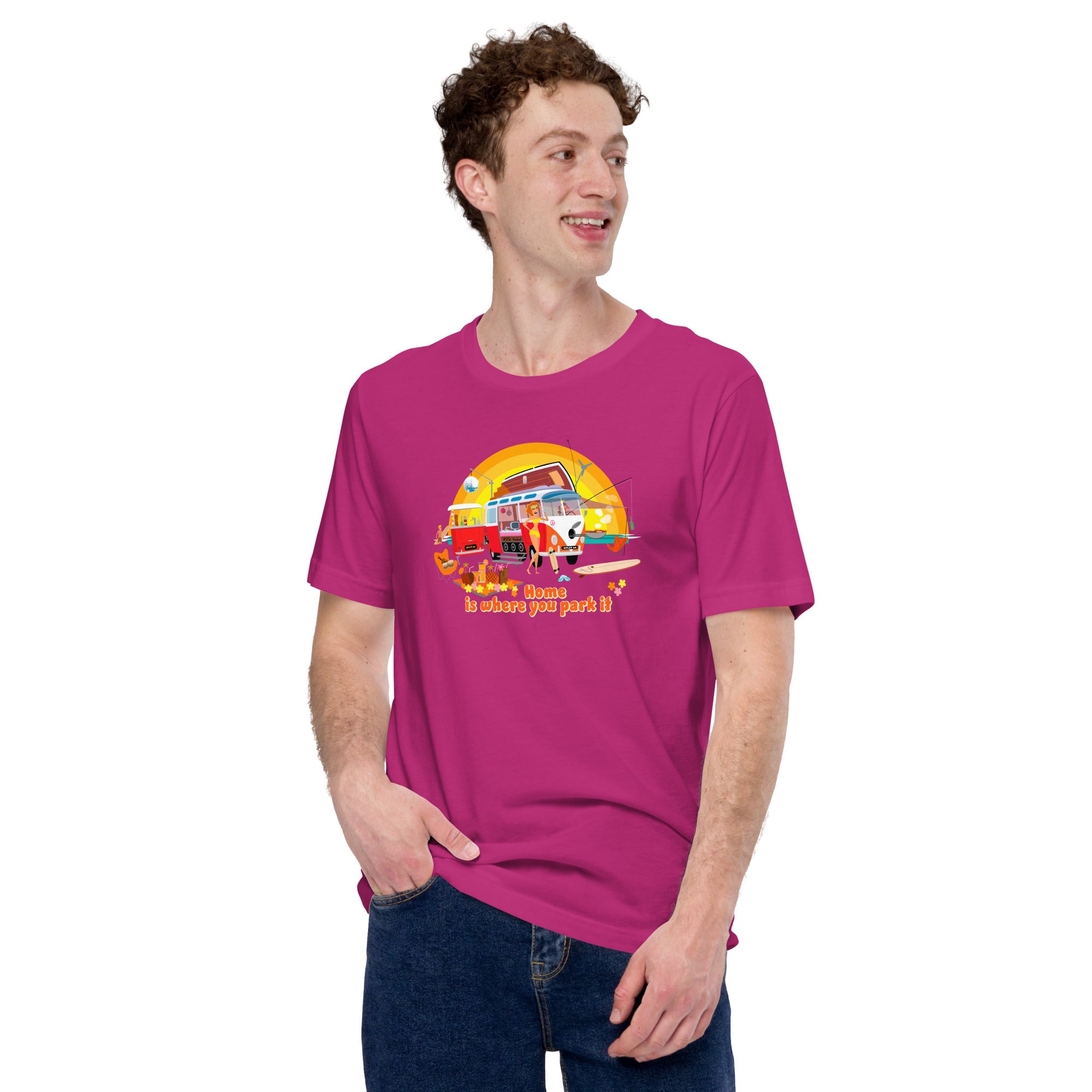 Unisex cotton t-shirt Ultra Combi on bright colors