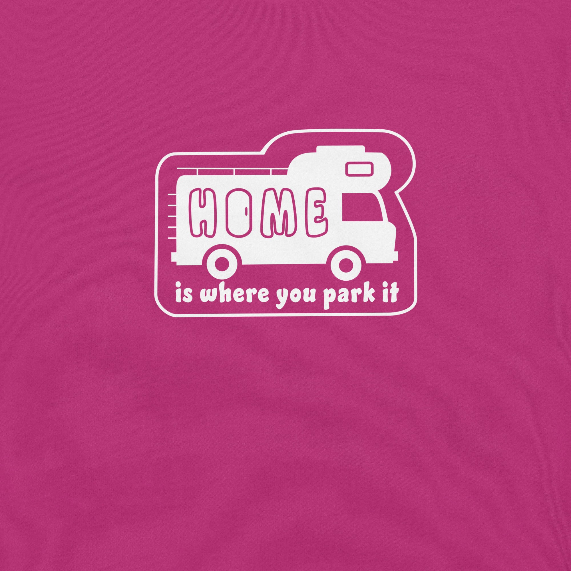 Unisex cotton t-shirt Bold Camper Van on bright colors