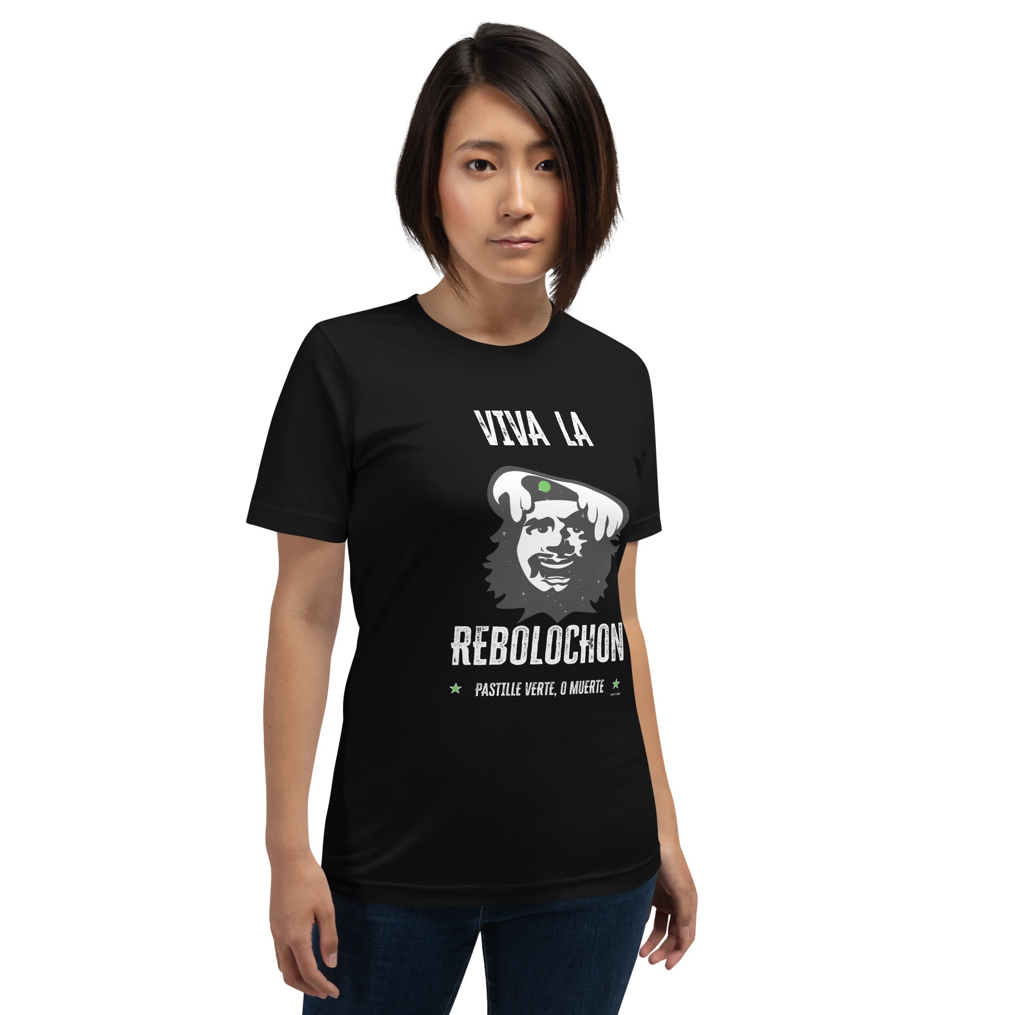 Unisex t-shirt Viva la Rebolochon on dark colors