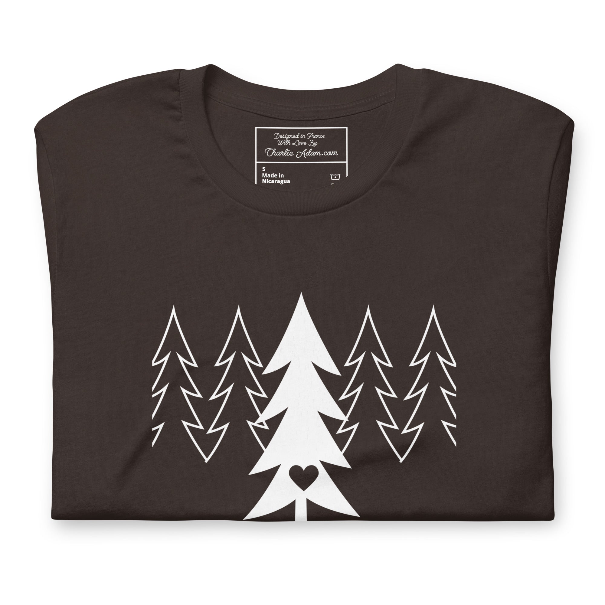 Unisex t-shirt Tree hugging zone on dark colors