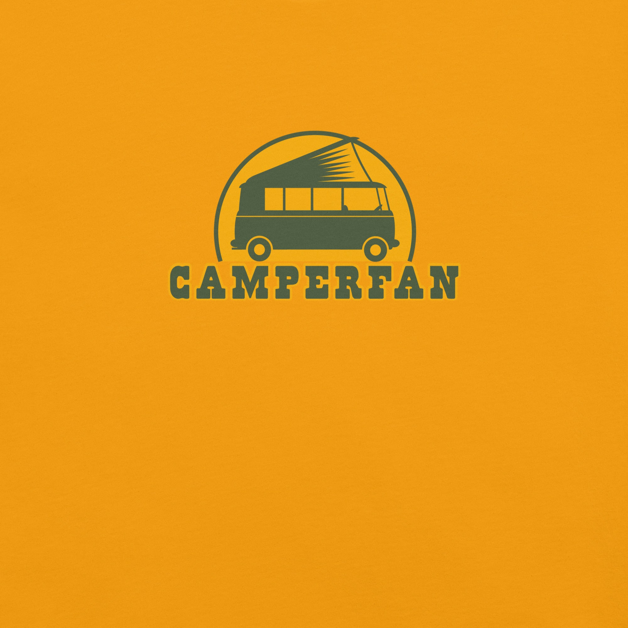 Unisex cotton t-shirt Camperfan on bright colors