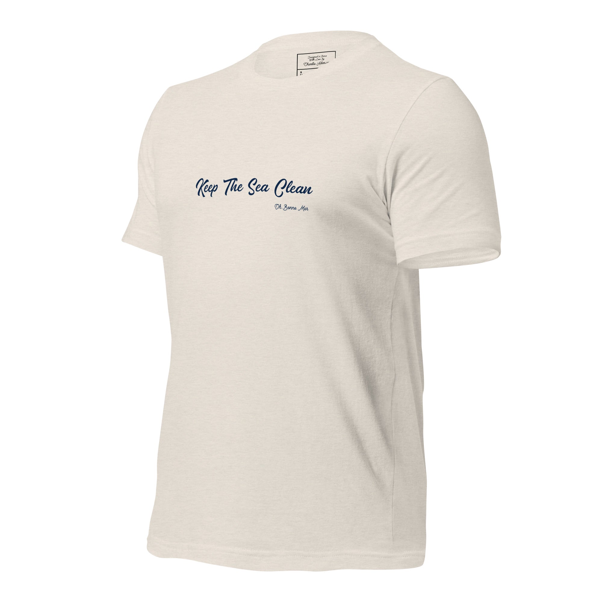 Unisex t-shirt Keep The Sea Clean on light heather colors