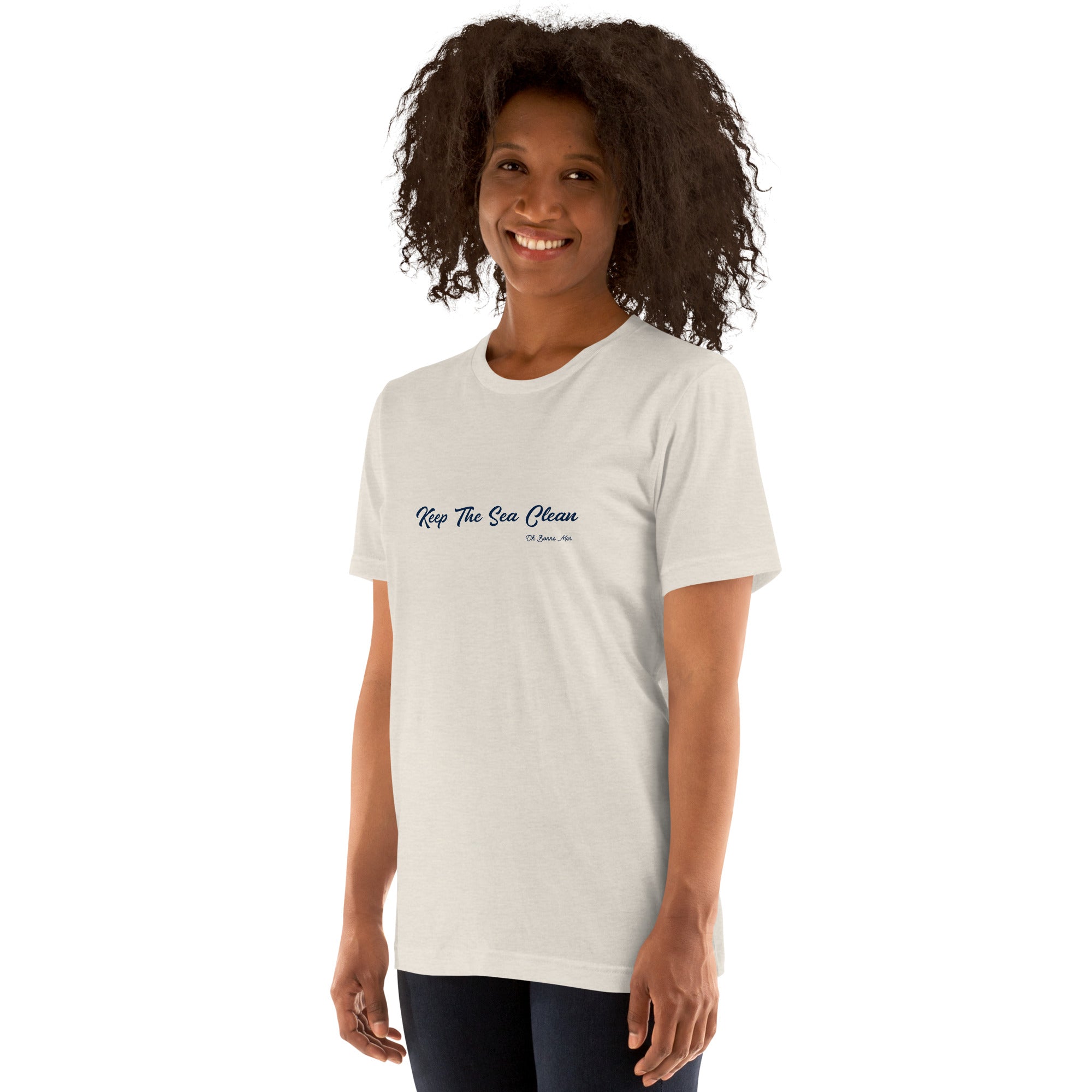 Unisex t-shirt Keep The Sea Clean on light heather colors