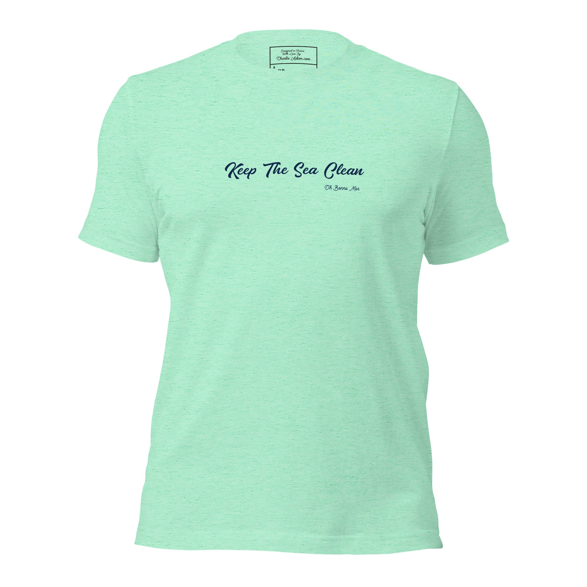 Unisex t-shirt Keep The Sea Clean on light heather colors