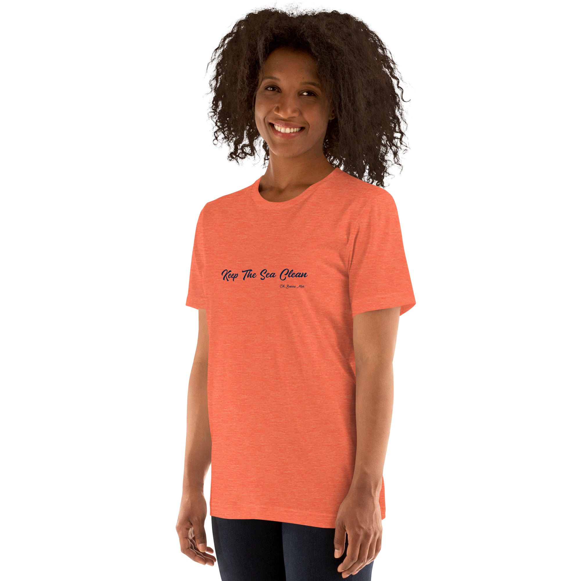 Unisex t-shirt Keep The Sea Clean on light heather colors