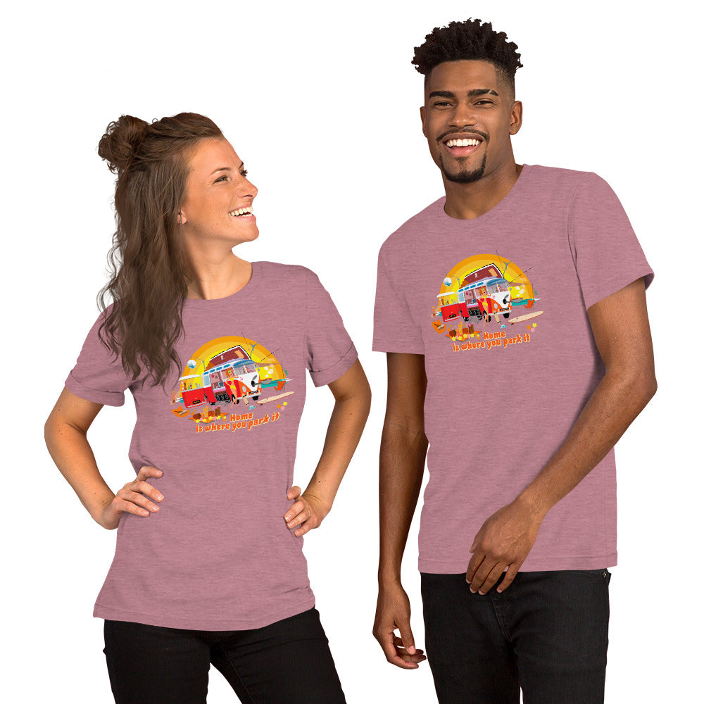 Unisex cotton t-shirt Ultra Combi on bright heather colors