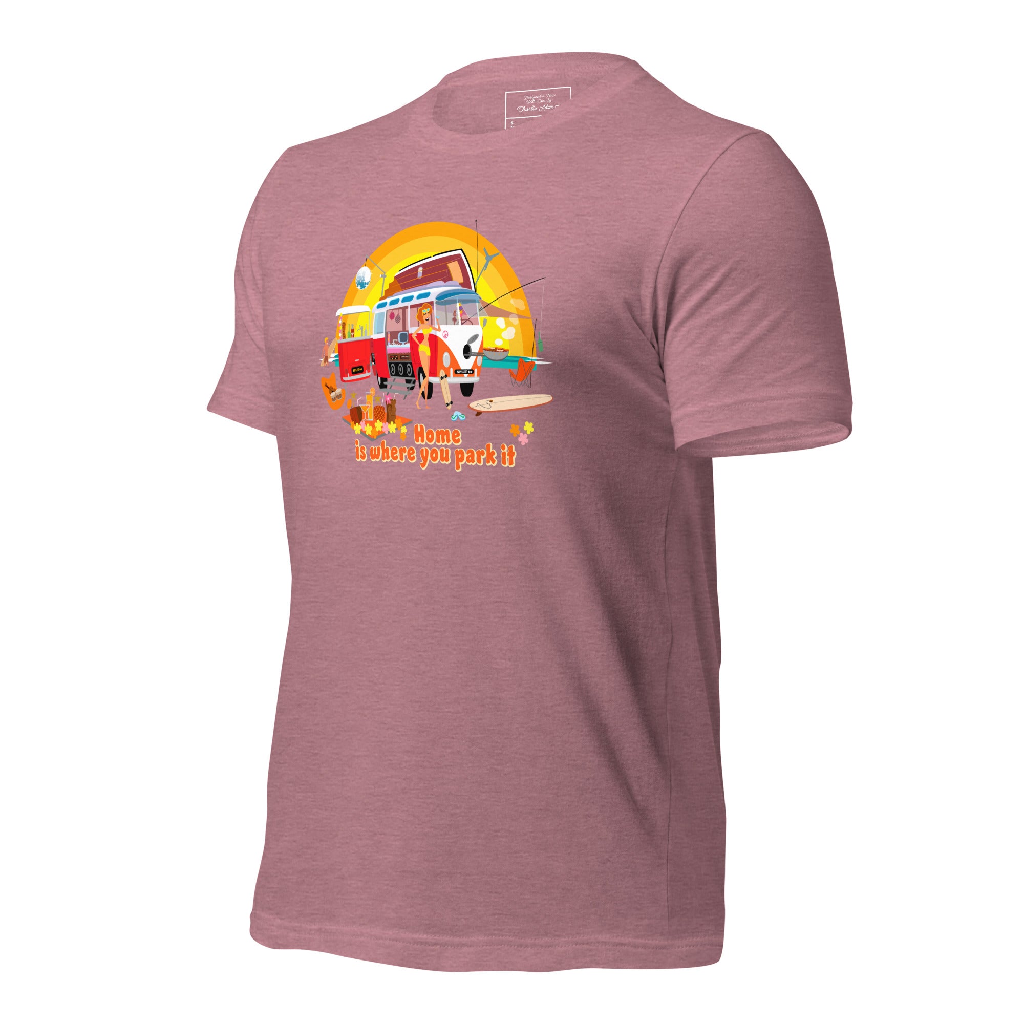 Unisex cotton t-shirt Ultra Combi on bright heather colors