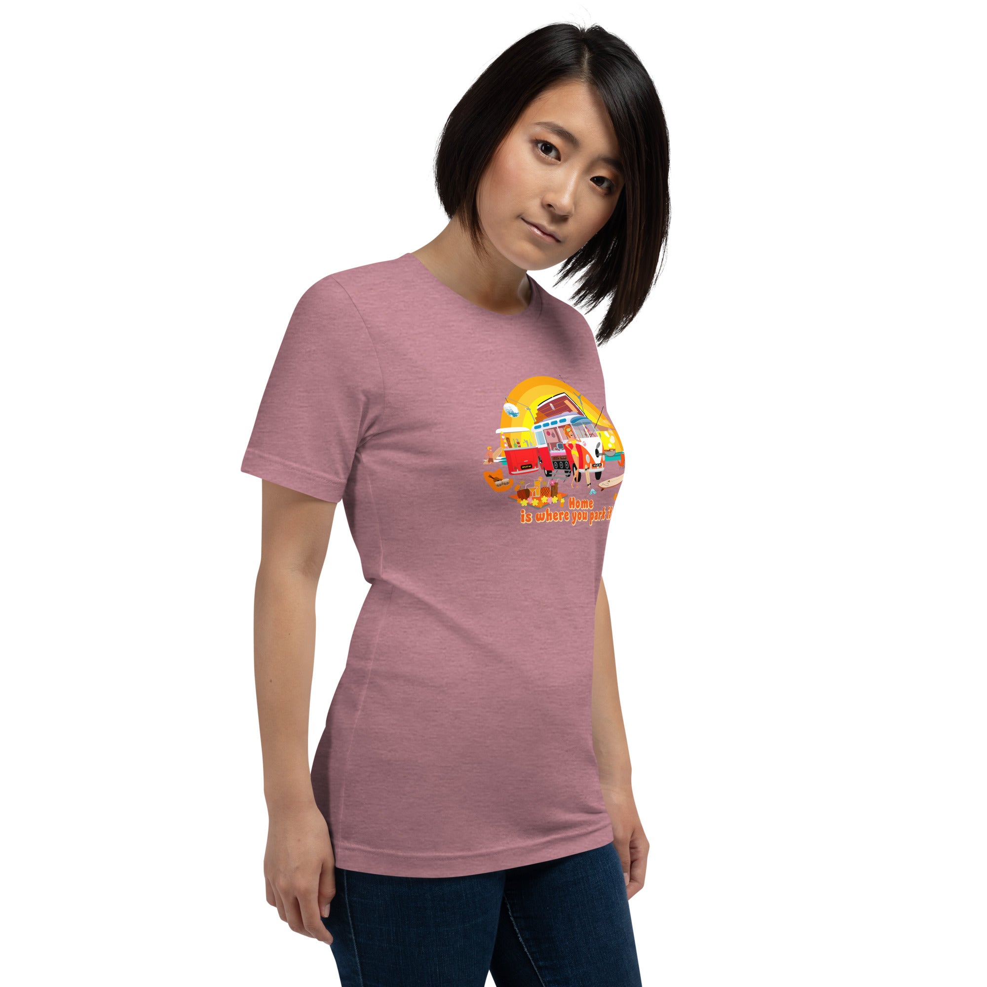 Unisex cotton t-shirt Ultra Combi on bright heather colors