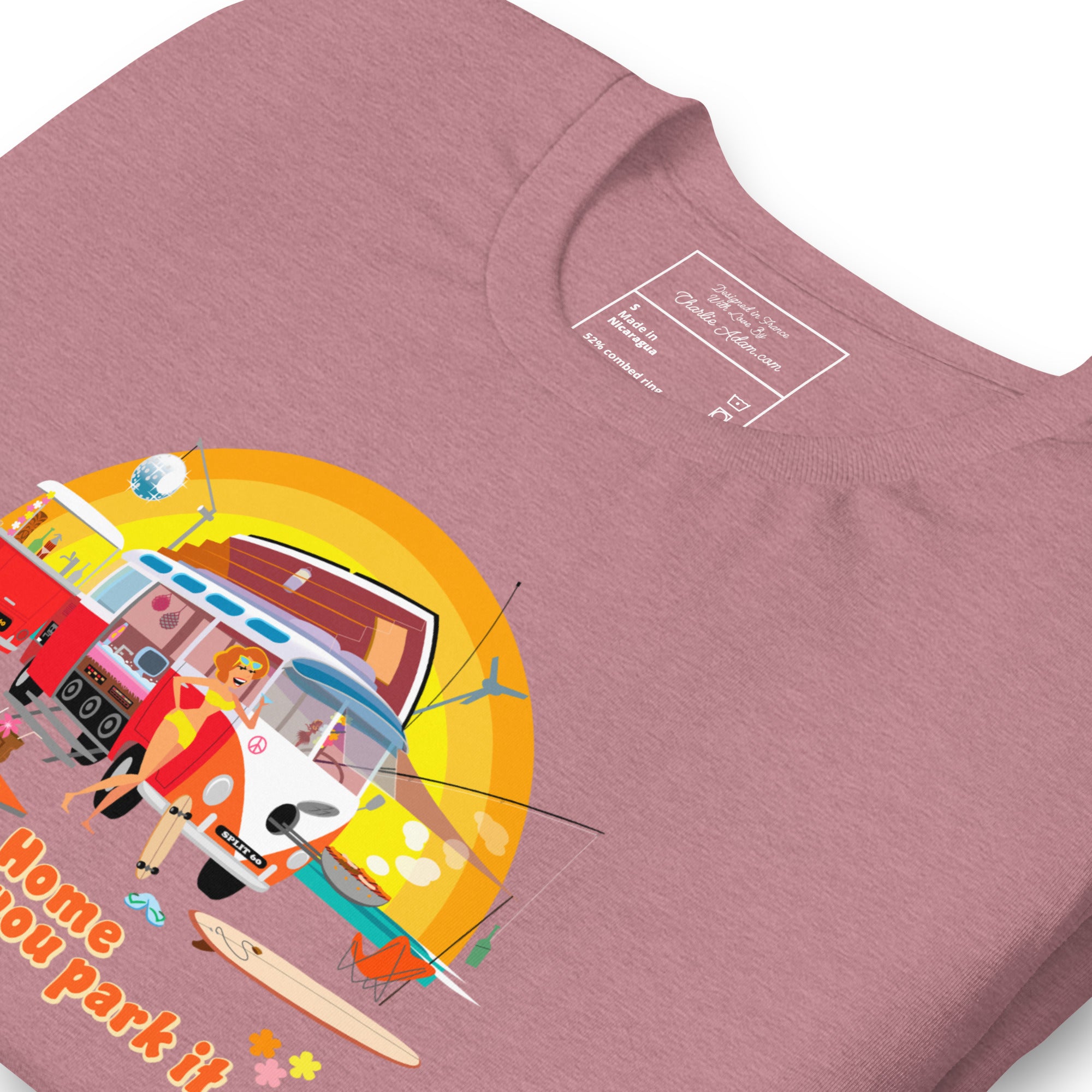 Unisex cotton t-shirt Ultra Combi on bright heather colors