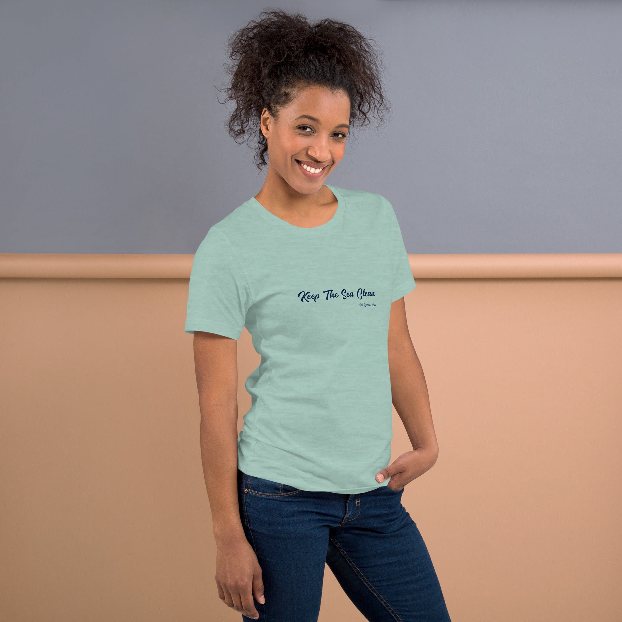 Unisex t-shirt Keep The Sea Clean on light heather colors