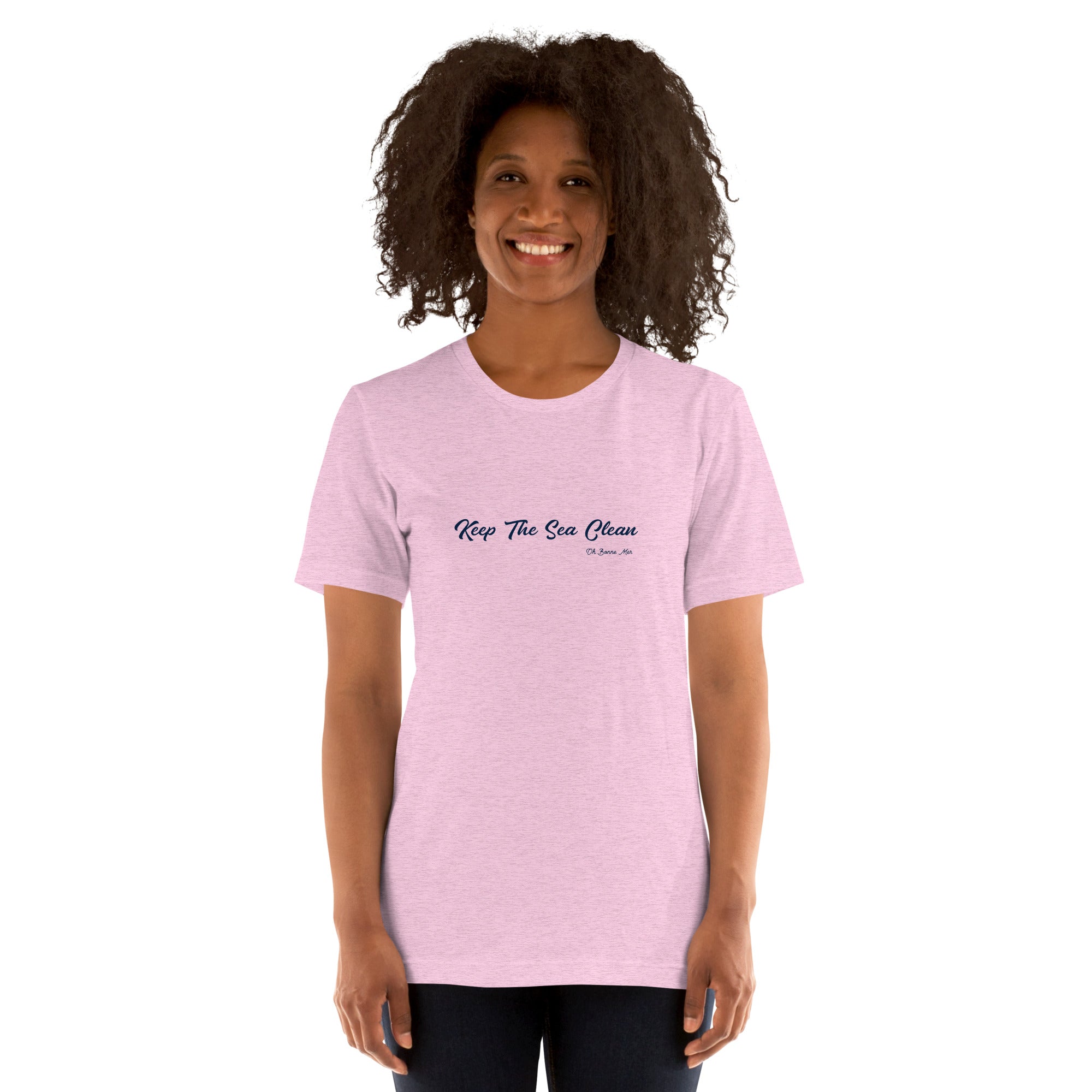 Unisex t-shirt Keep The Sea Clean on light heather colors