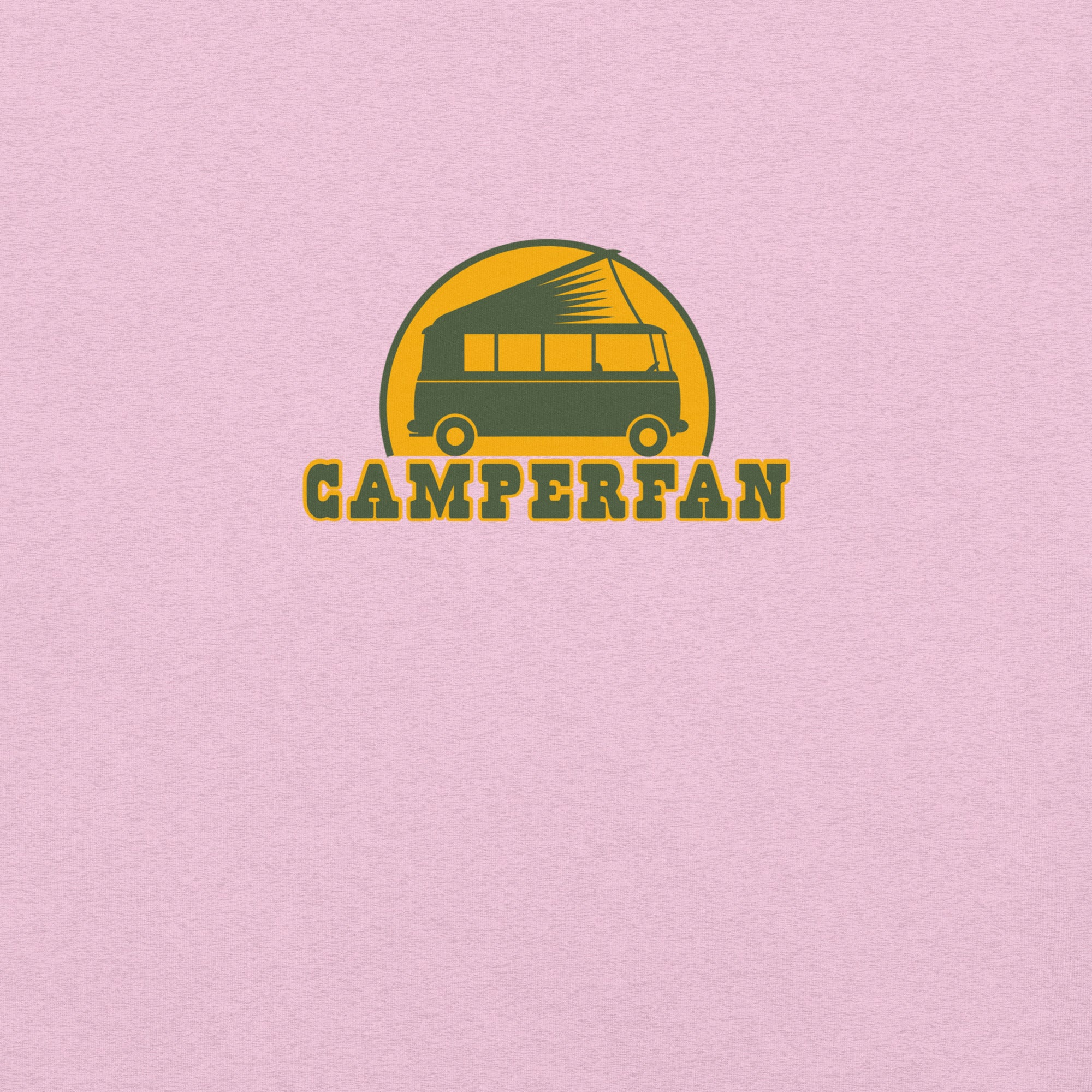 Unisex t-shirt Camperfan on light heather colors