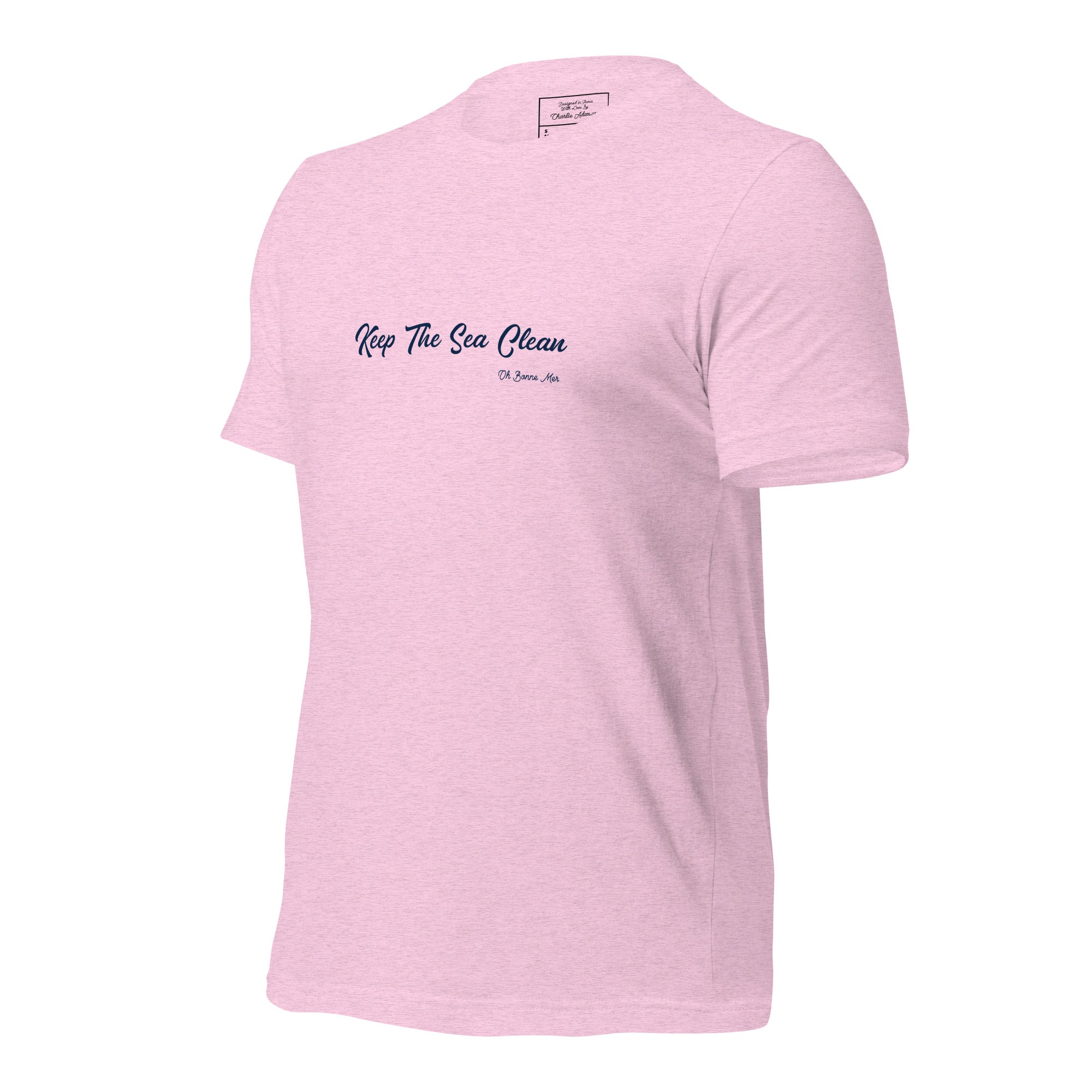 Unisex t-shirt Keep The Sea Clean on light heather colors