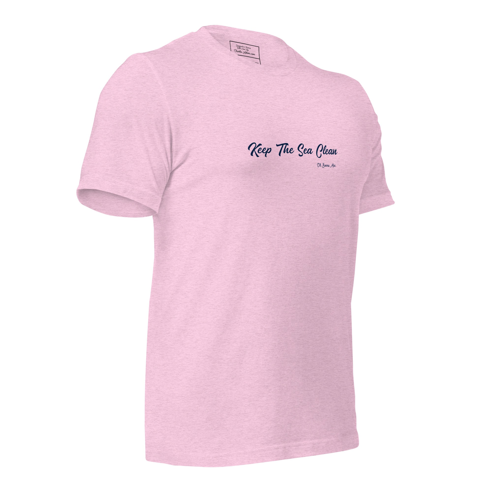 Unisex t-shirt Keep The Sea Clean on light heather colors