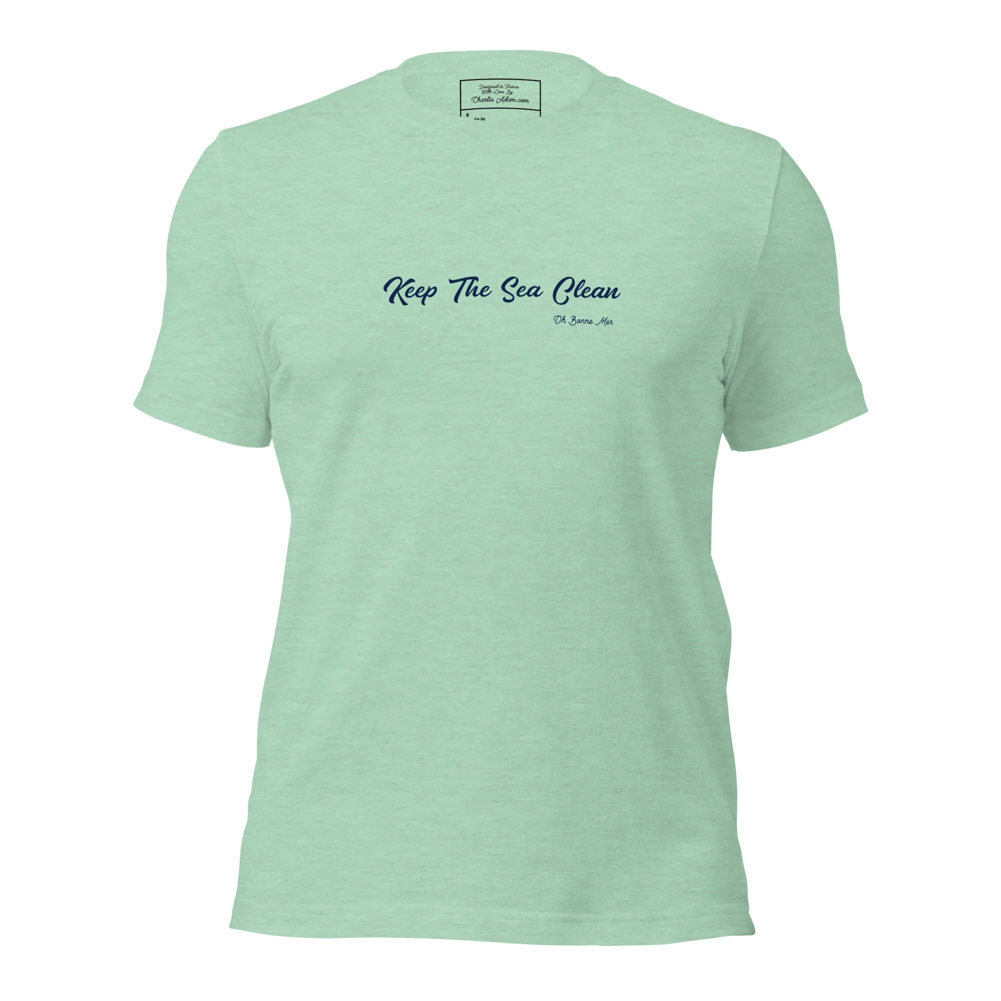 Unisex t-shirt Keep The Sea Clean on light heather colors